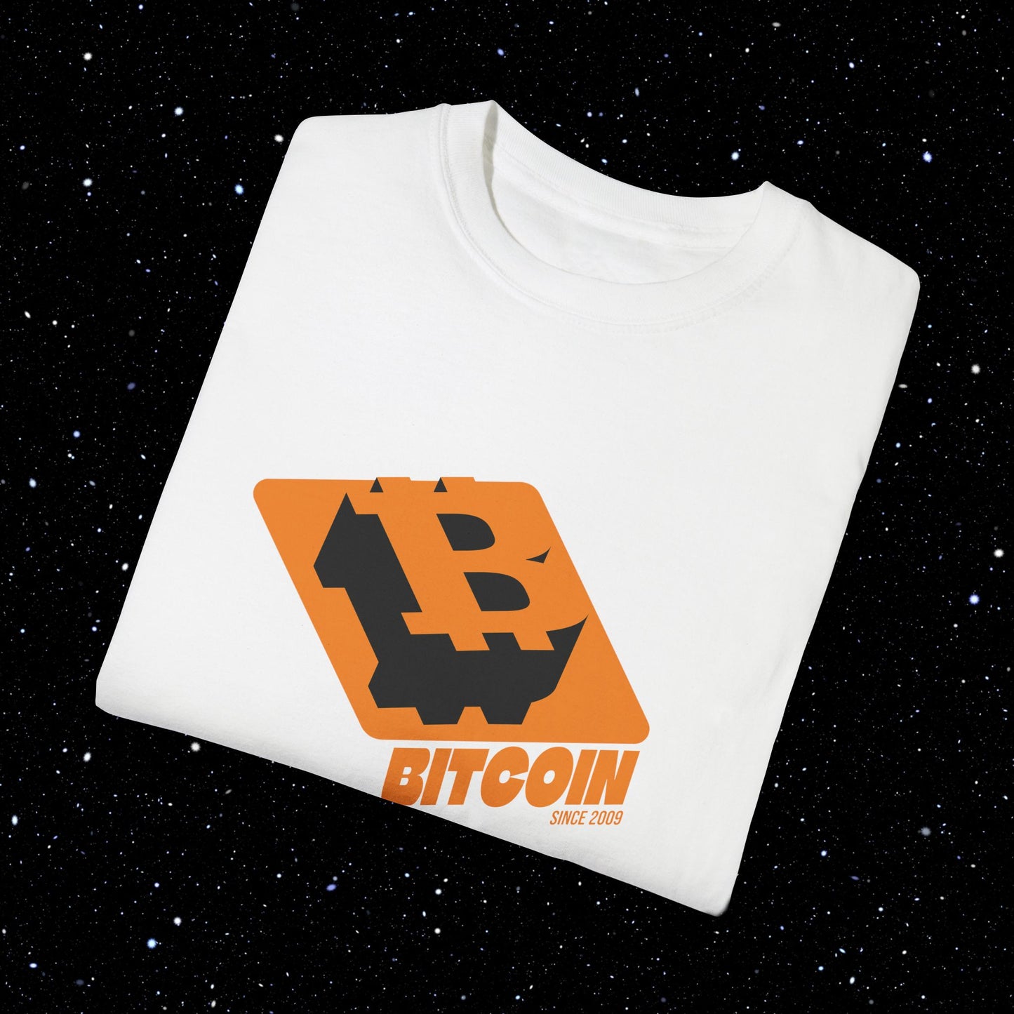 Bitcoin Block Comfort Colors Tee Shirt