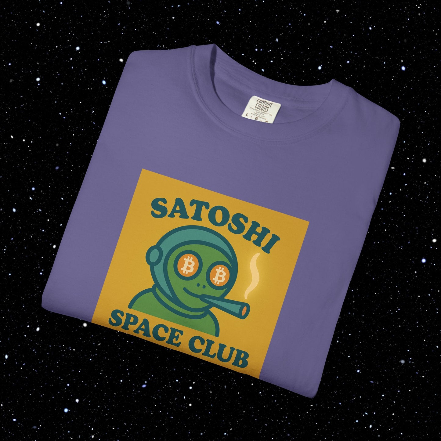 Satoshi Space Club - Lost In Space Bitcoin Tee Shirt