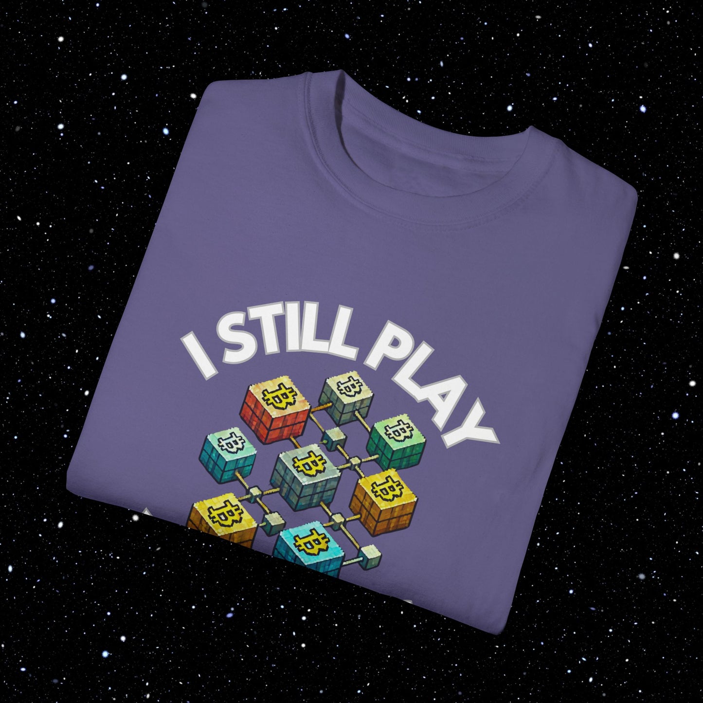I Still Play With Blocks Bitcoin Tee Shirt