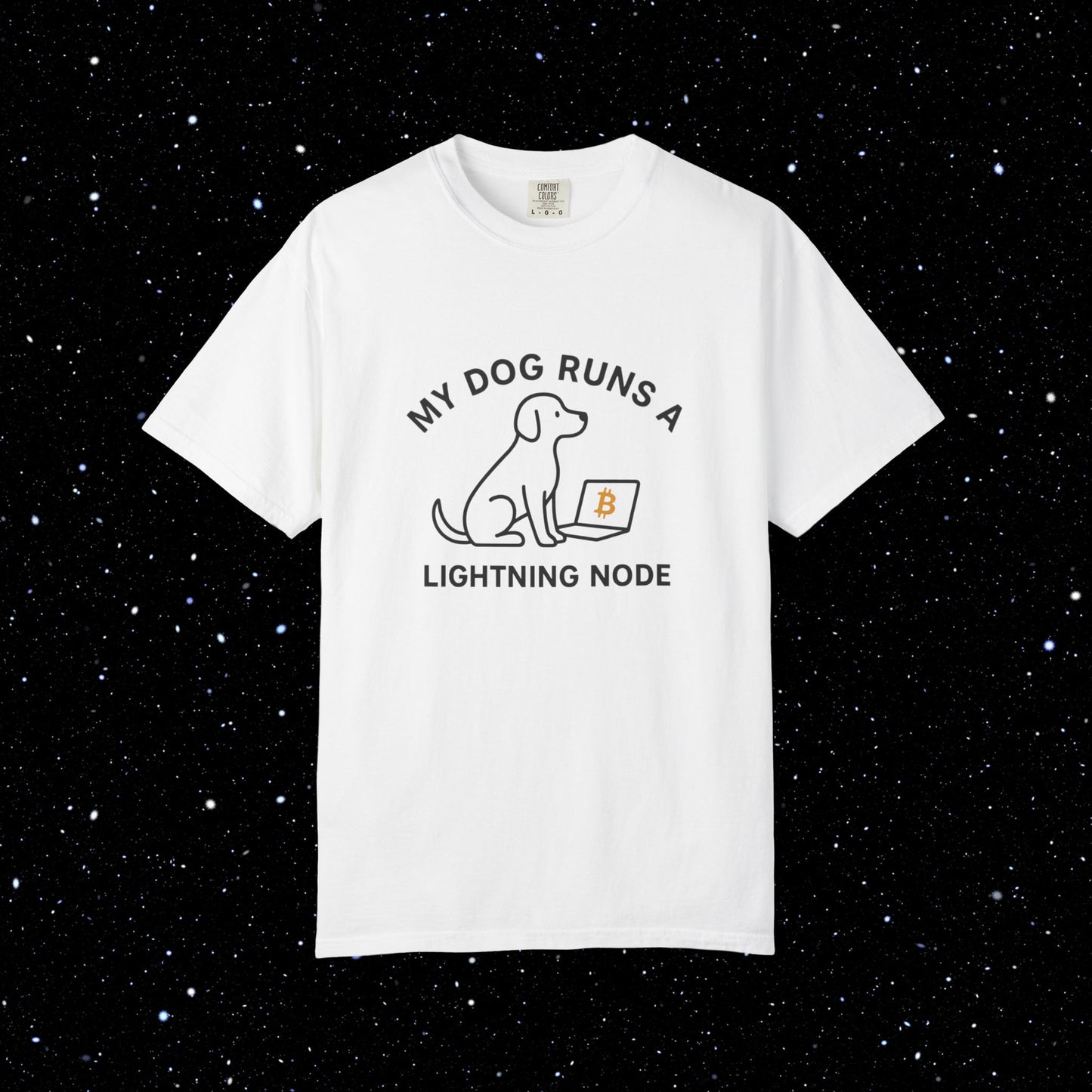 My Dog Runs a Lightning Node Bitcoin Tee