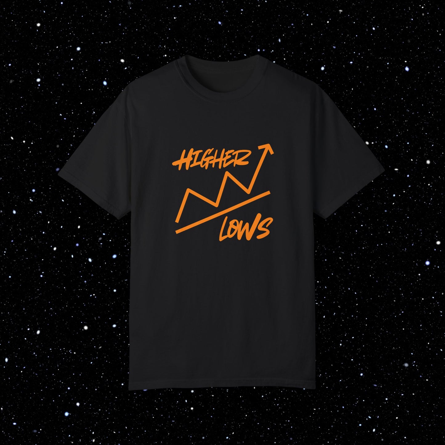 Higher Lows - Bitcoin Tee Shirt