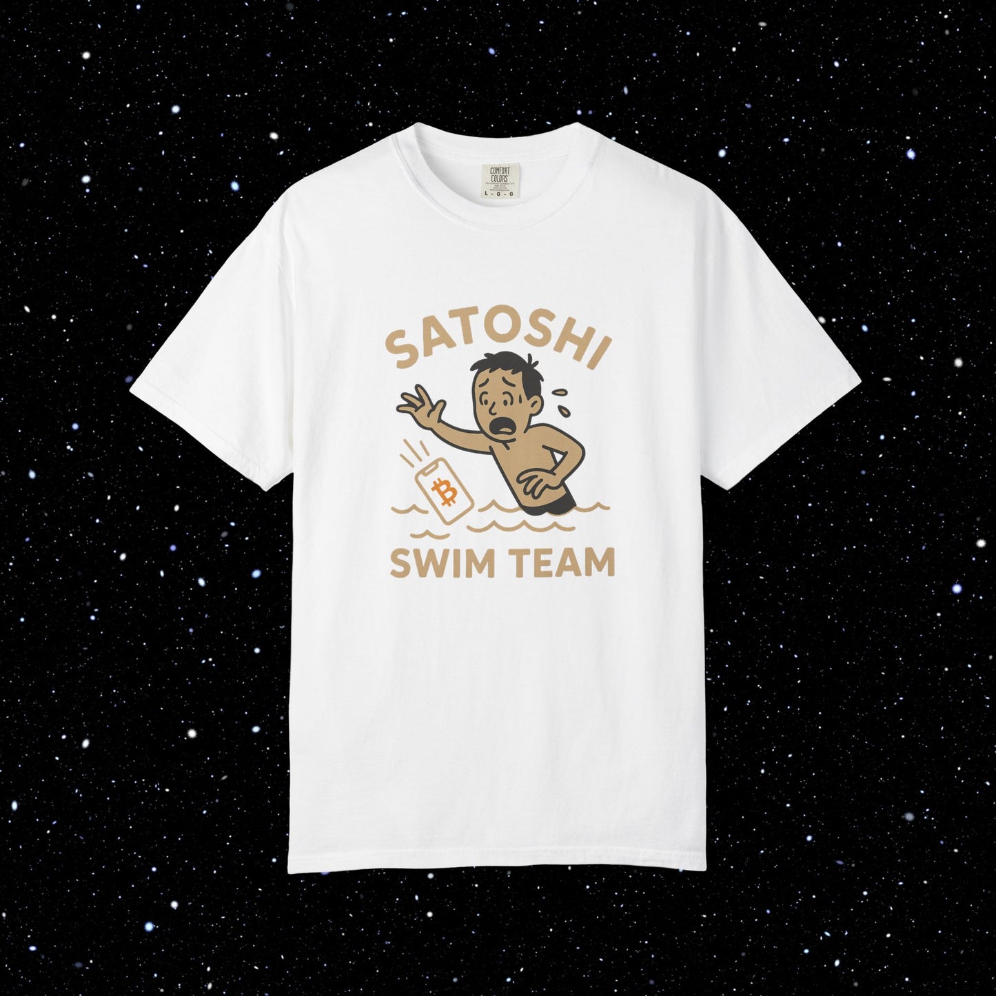 Satoshi Swim Team Bitcoin Tee