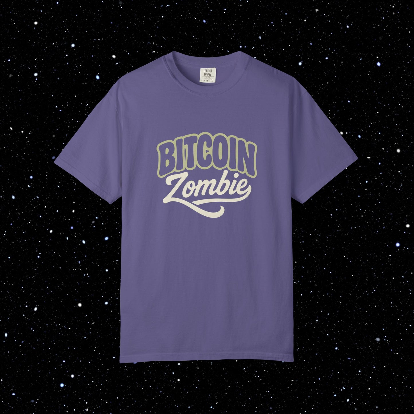 Bitcoin Zombie Typography Tee