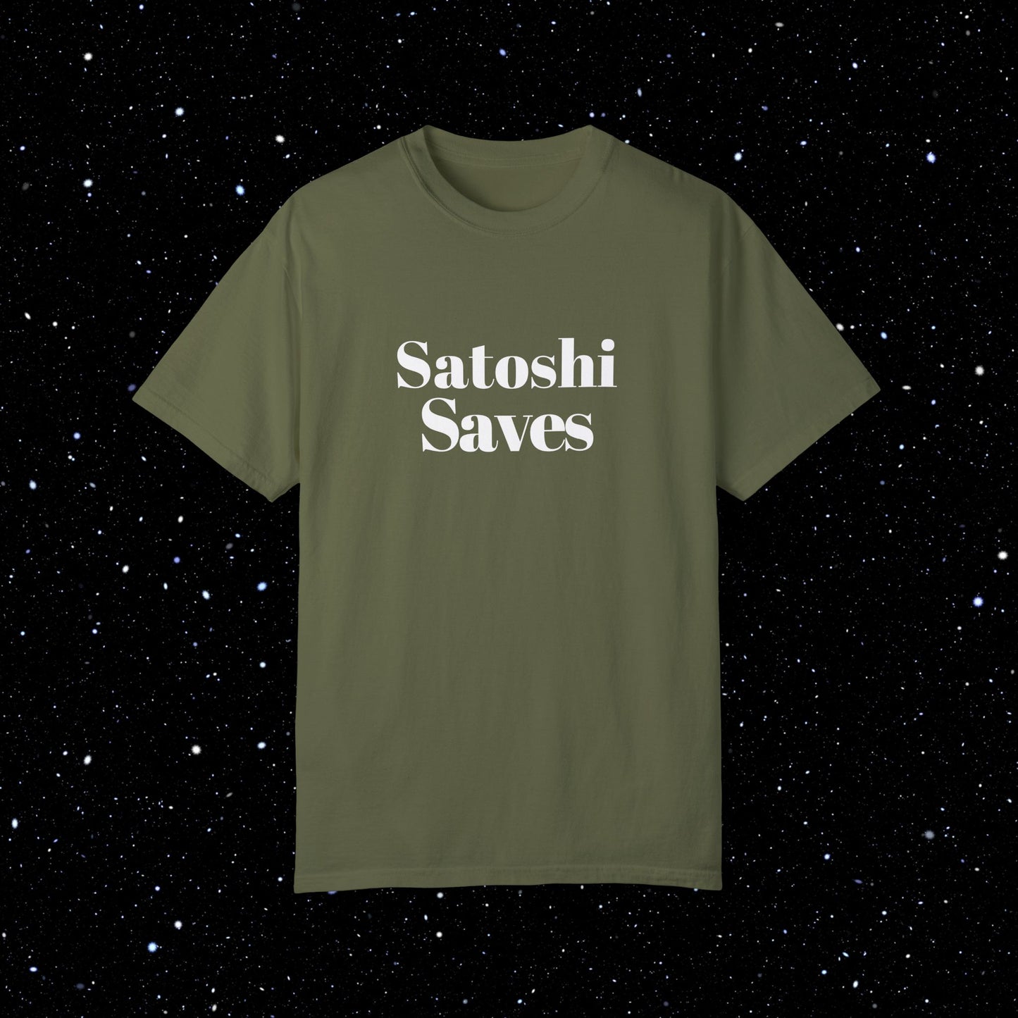 Satoshi Saves - Bitcoin Comfort Colors Tee Shirt