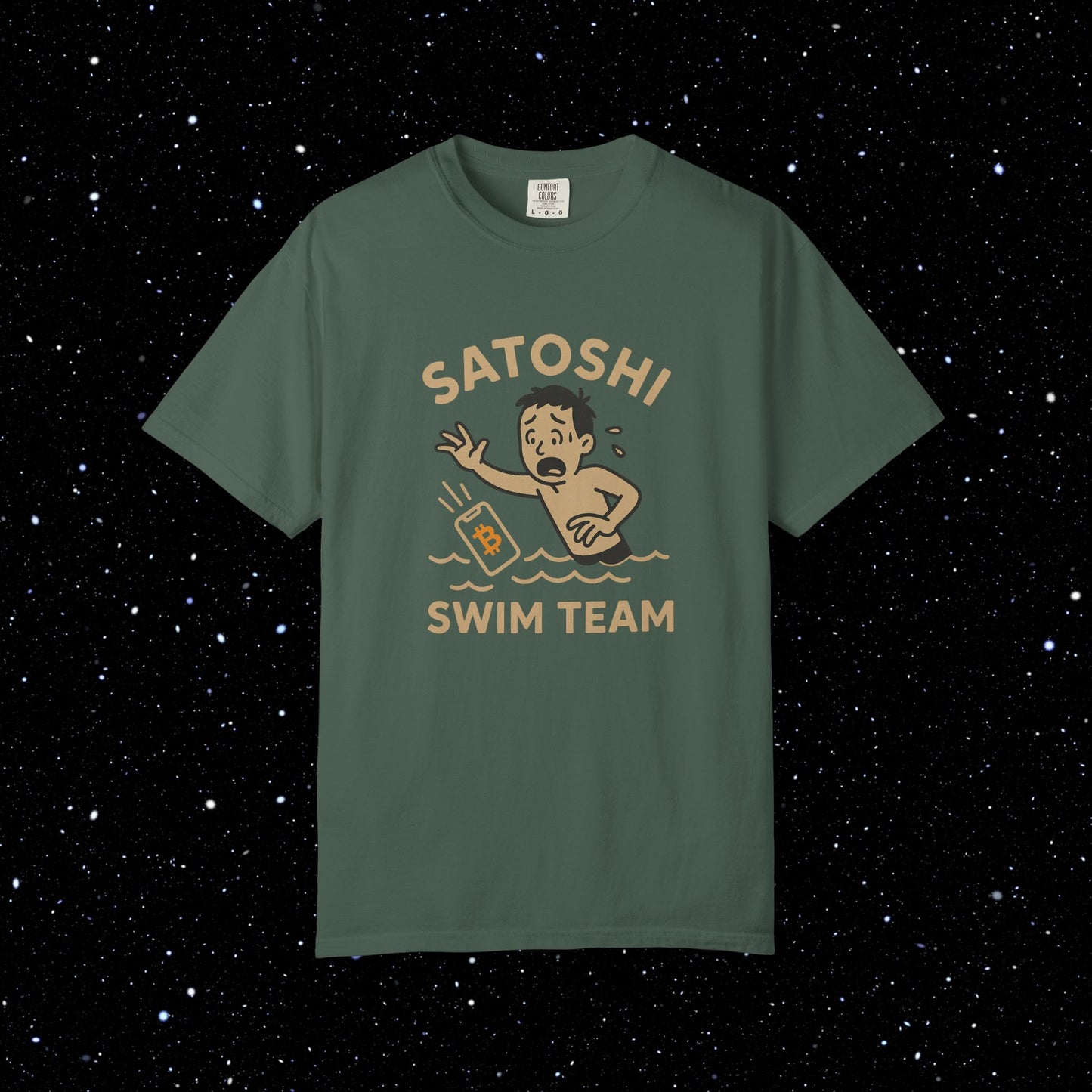 Satoshi Swim Team Bitcoin Tee