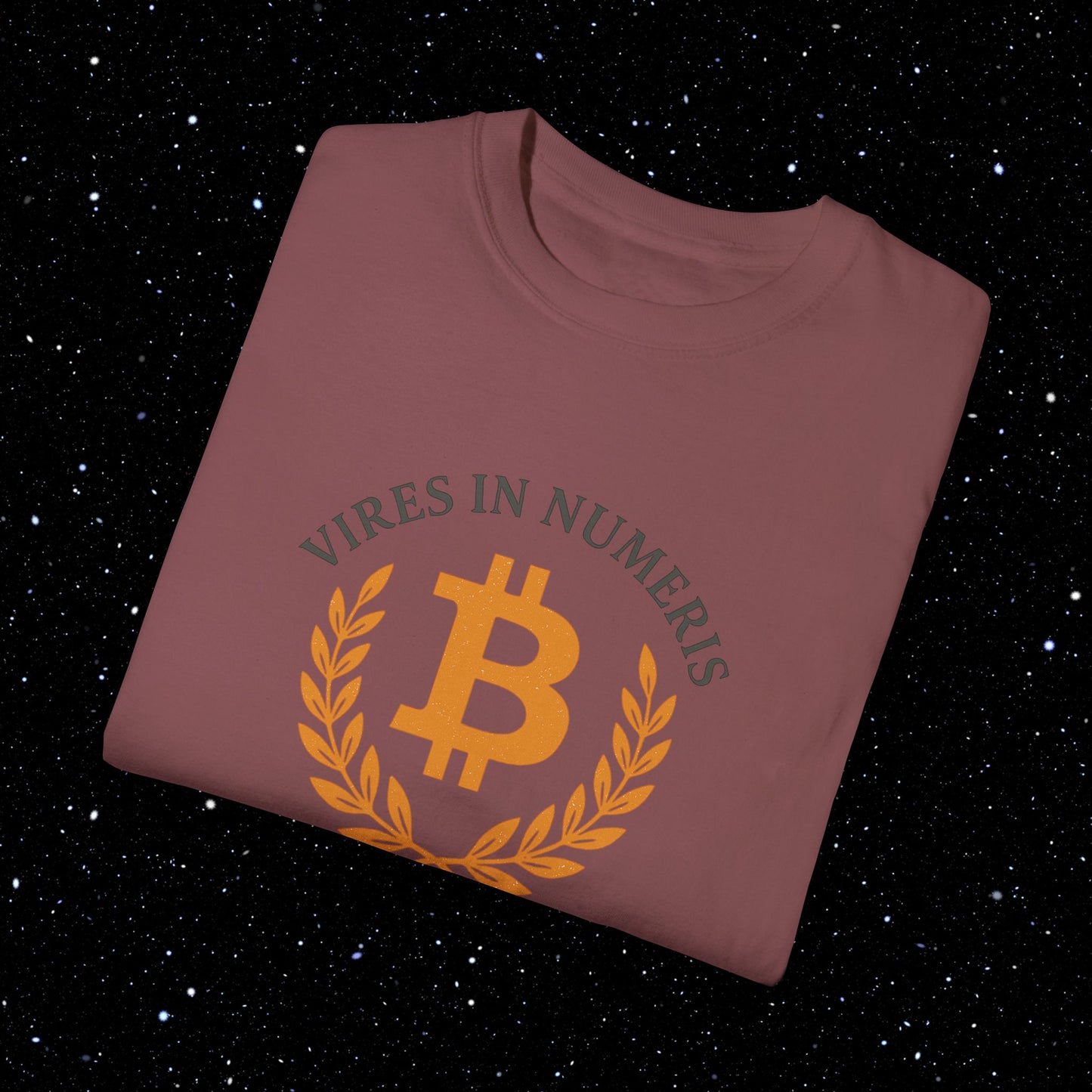 Vires in Numeris Bitcoin Comfort Colors Tee Shirt
