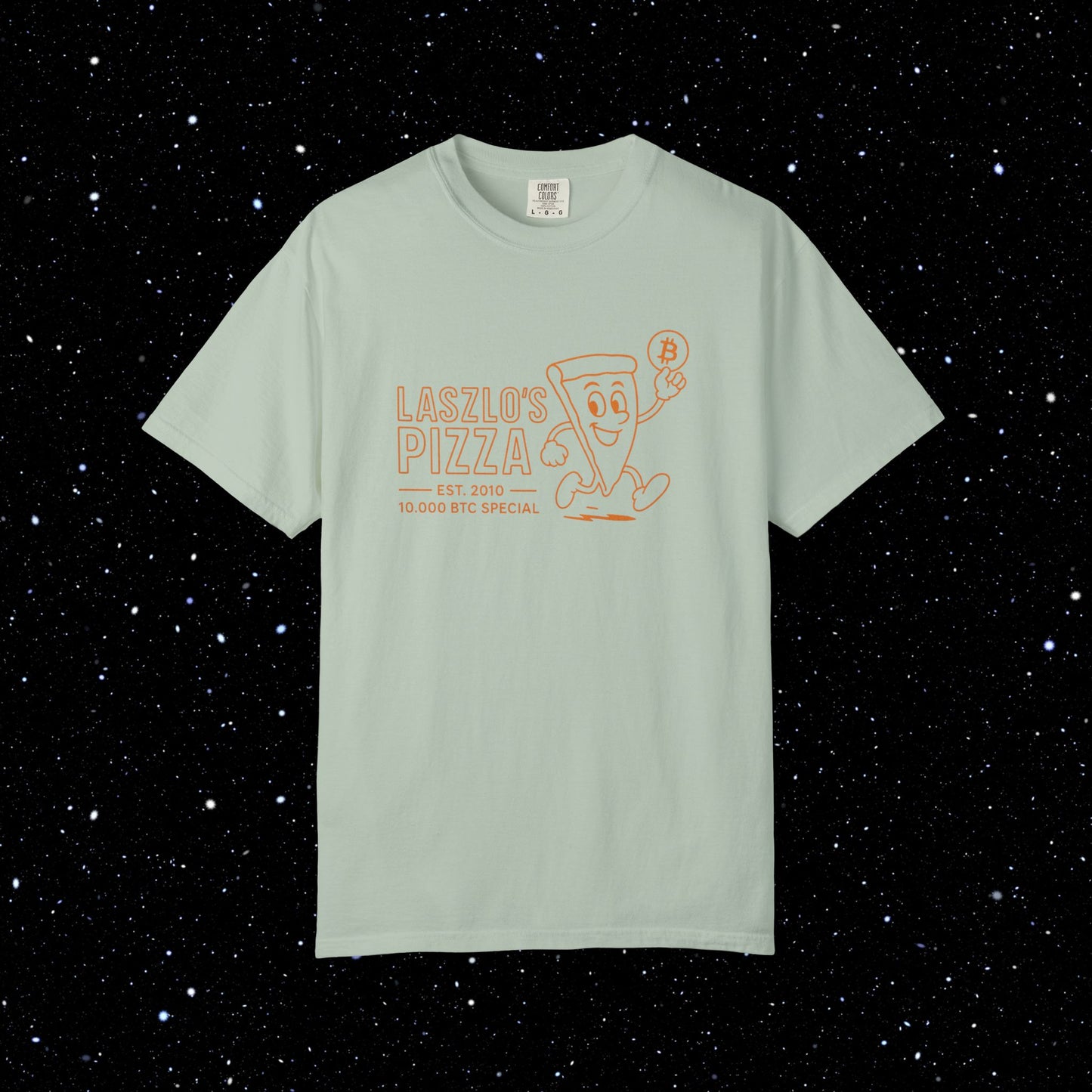 Laszlo's Pizza Bitcoin Tee Shirt