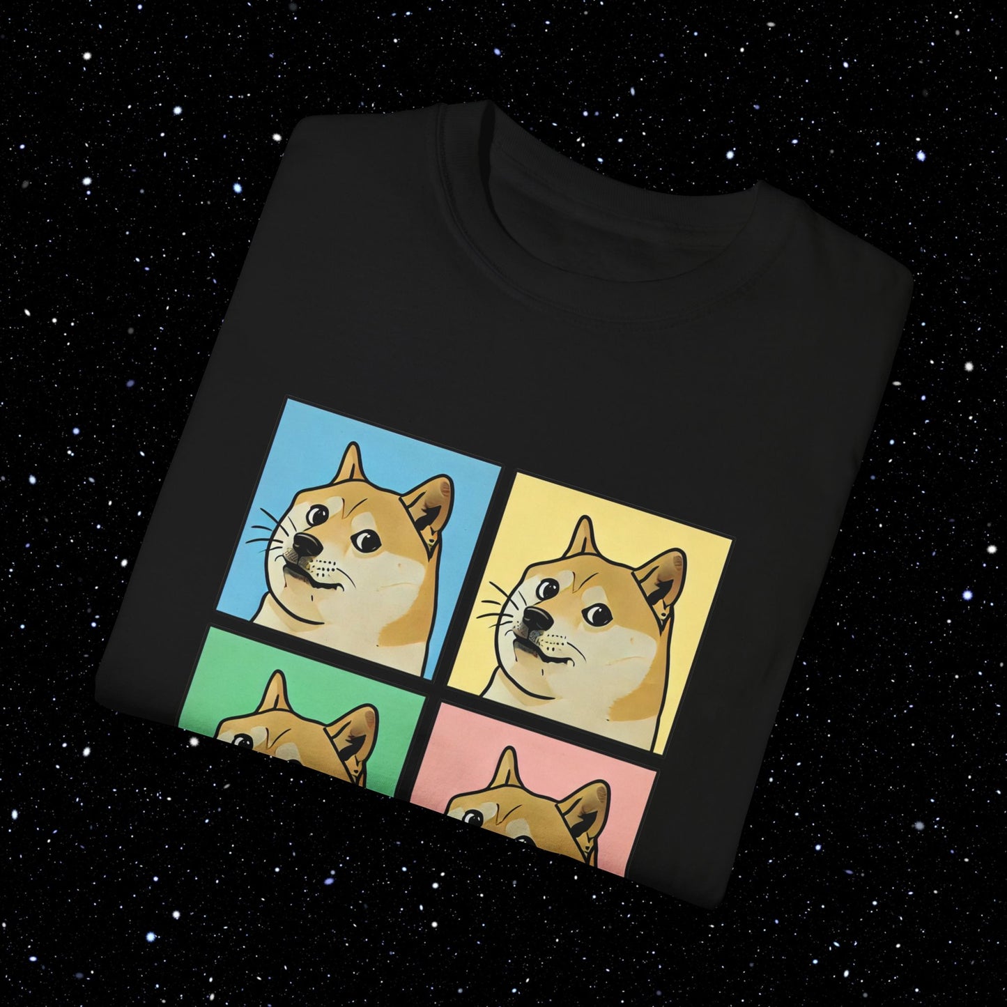 Pastel 4-Panel Doge T-Shirt