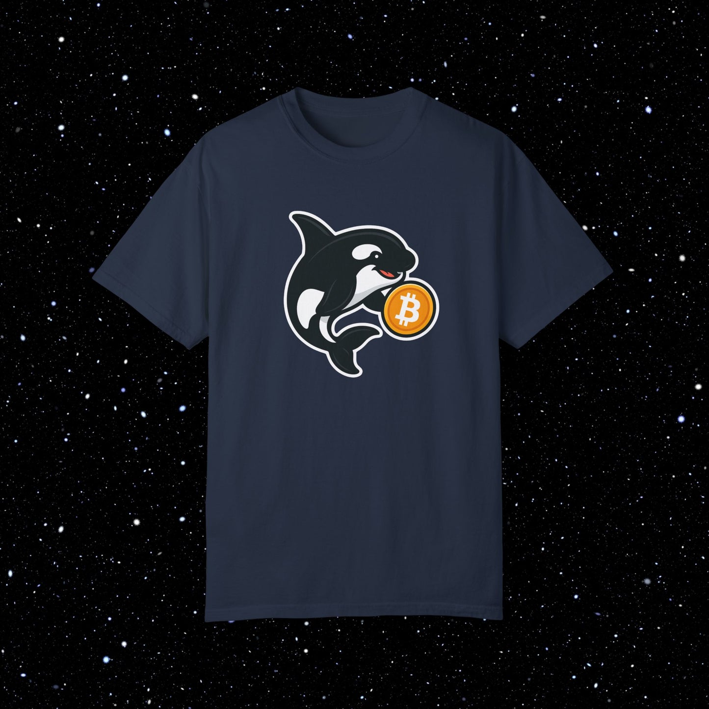Bitcoin Orca Comfort Colors Tee Shirt