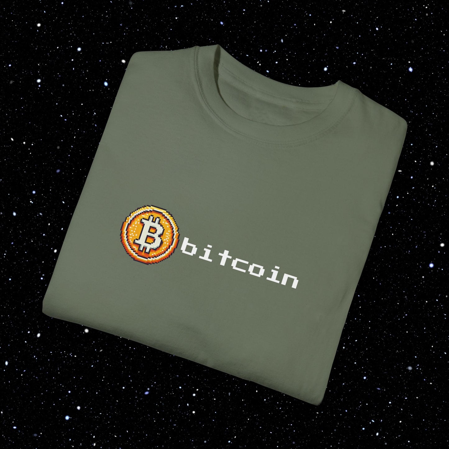 8-Bit Bitcoin Comfort Colors Tee Shirt