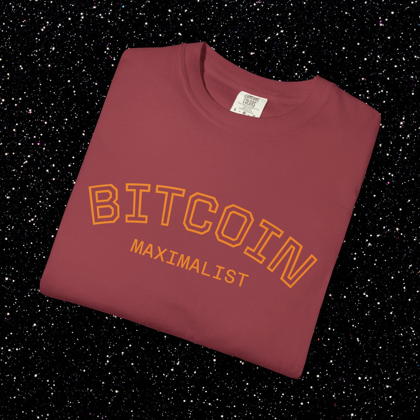 Bitcoin Maximalist College Tee