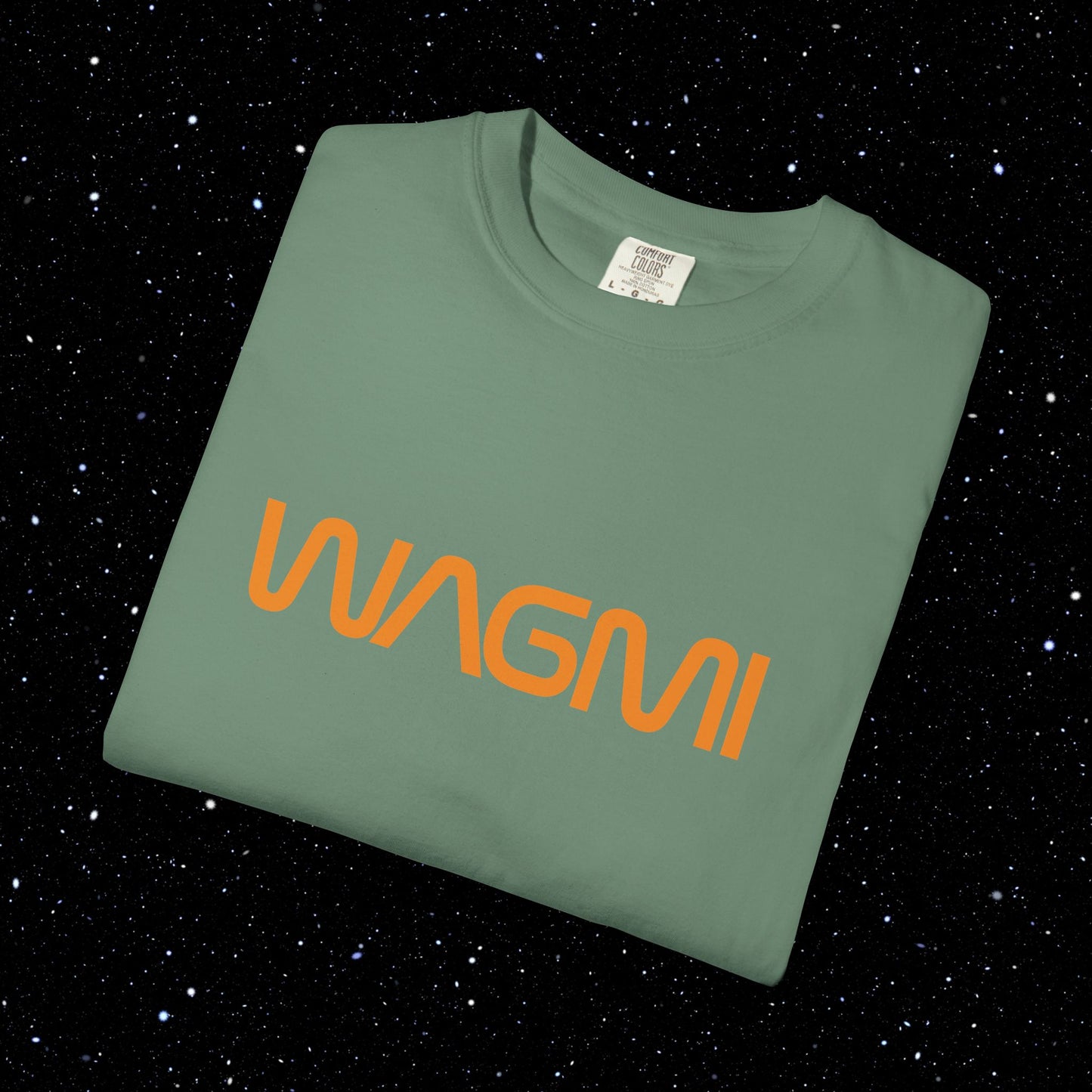 WAGMI Worm Font Bitcoin Tee