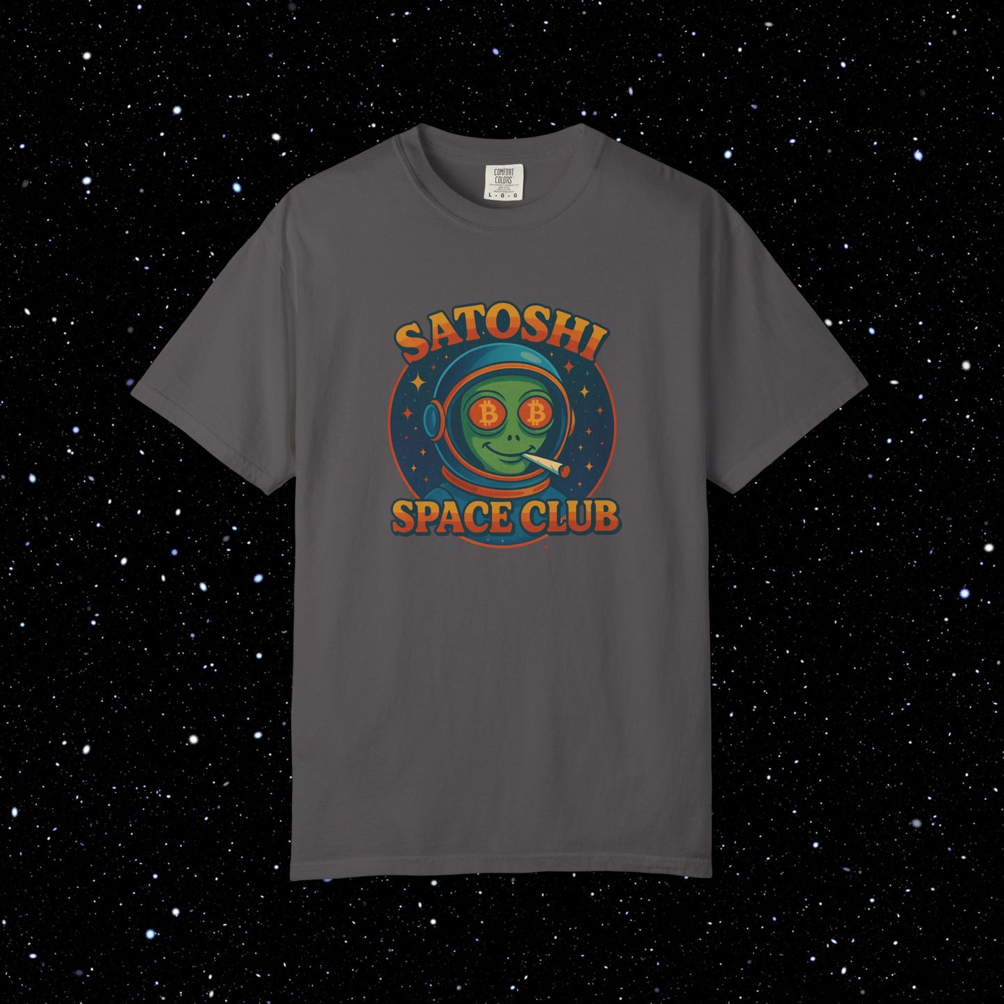 Satoshi Space Club - High on Bitcoin Tee Shirt