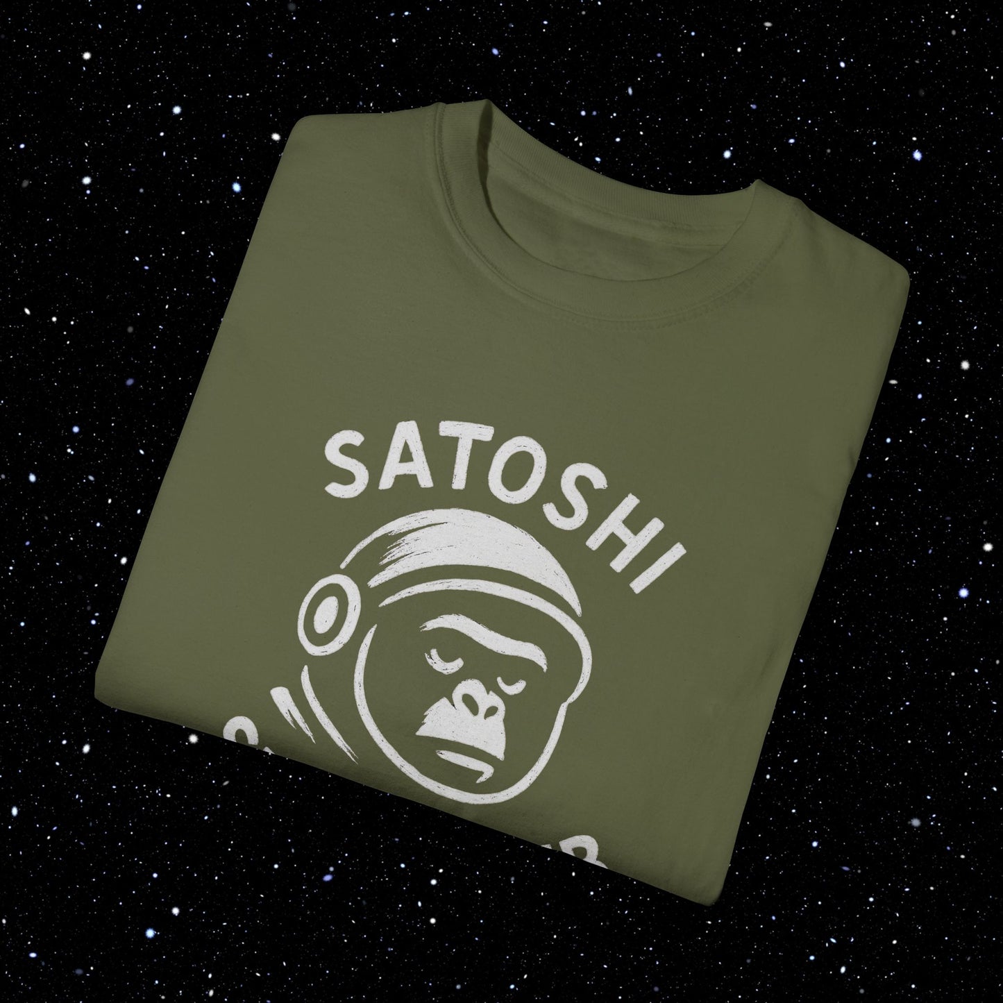 Satoshi Space Club - Primate Explorer Comfort Colors Tee Shirt