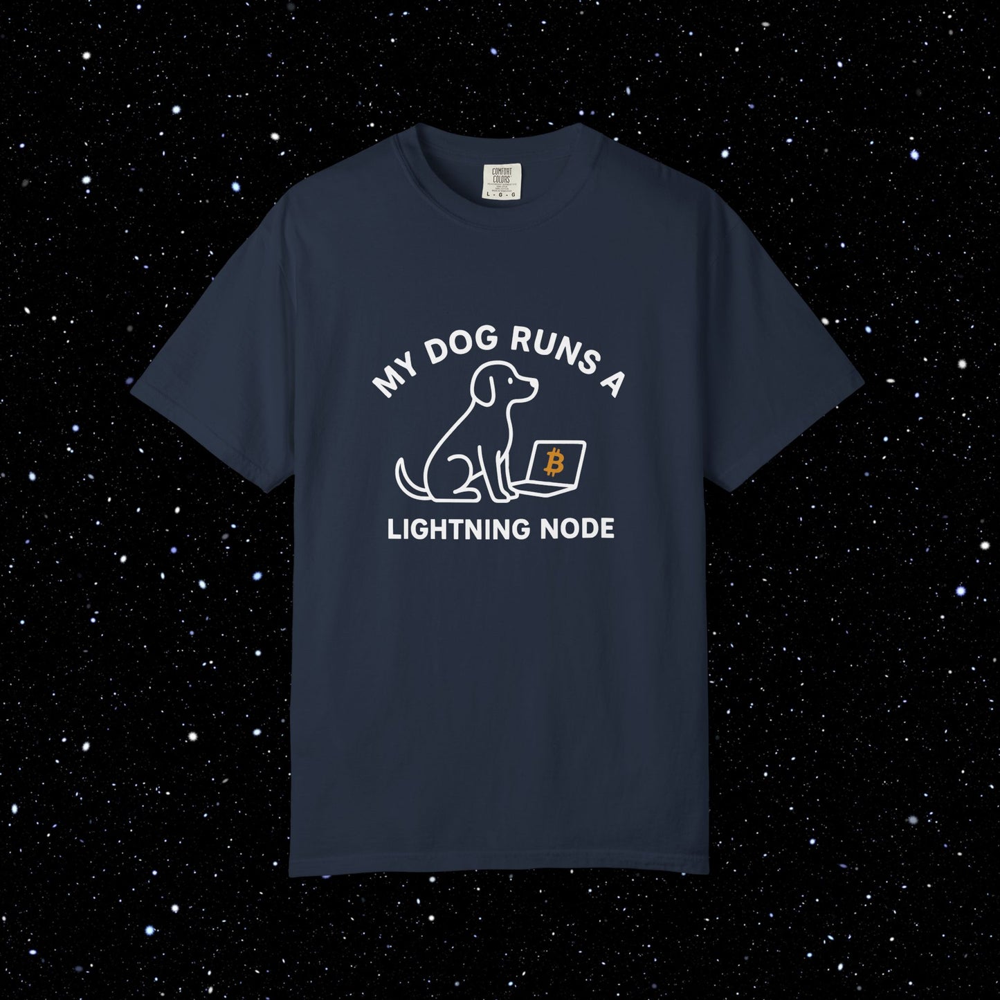 My Dog Runs a Lightning Node Bitcoin Tee