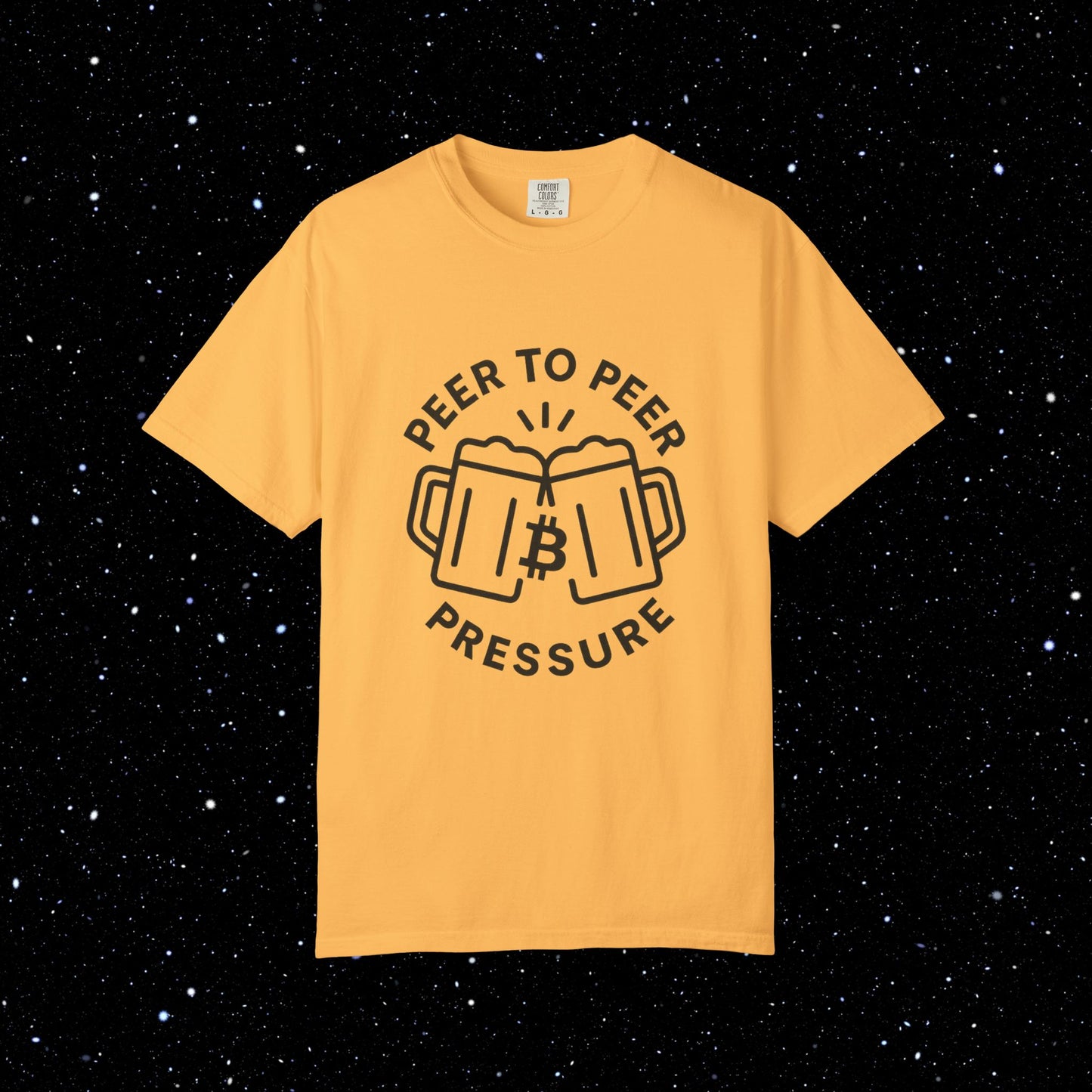 Peer to Peer Pressure Bitcoin Tee