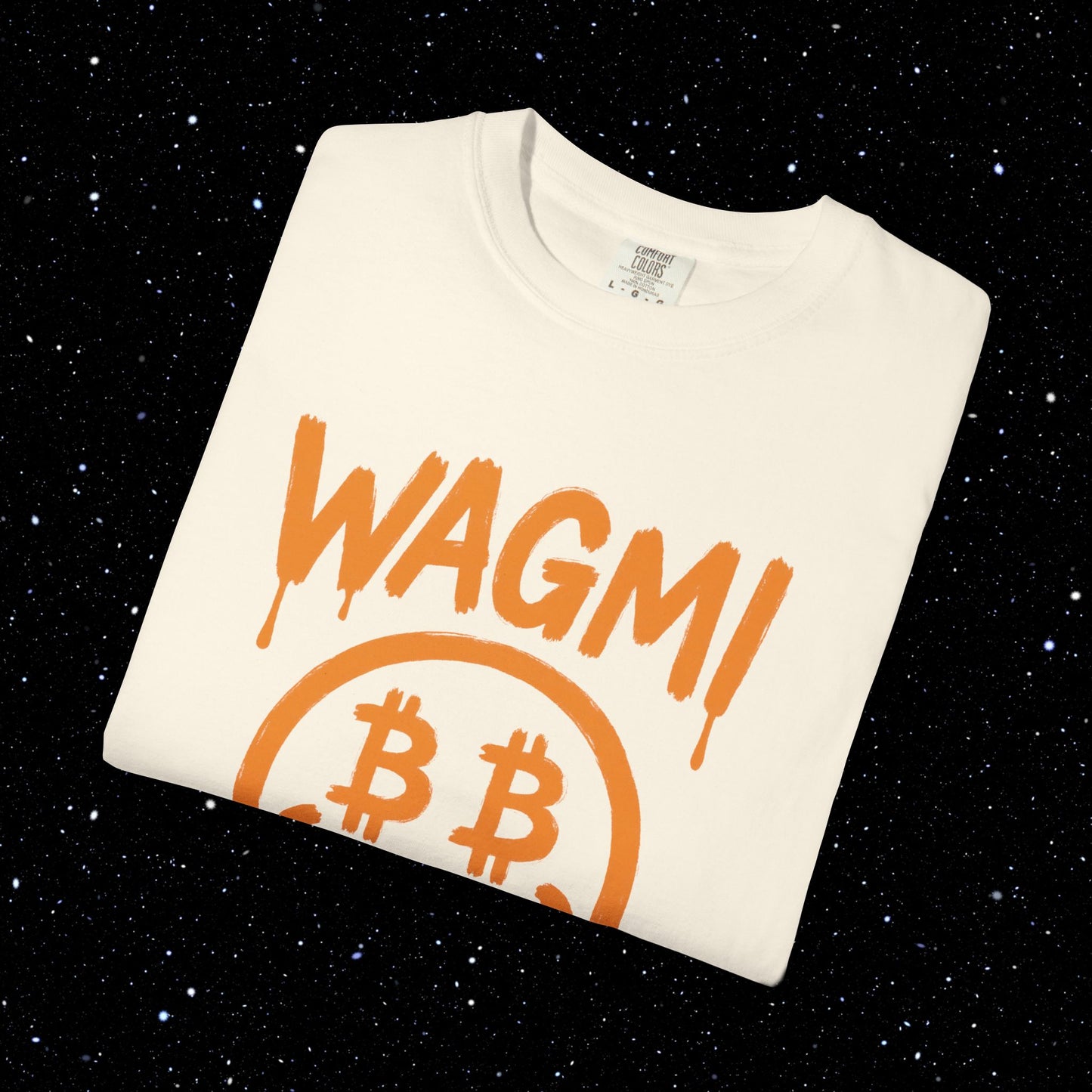 WAGMI Smiley Drip - Bitcoin Tee Shirt