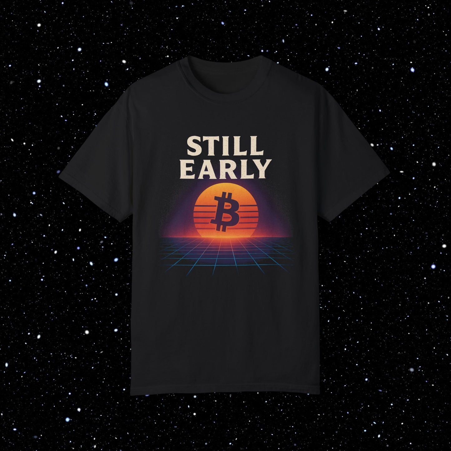 Still Early Vaporwave Bitcoin Tee Shirt