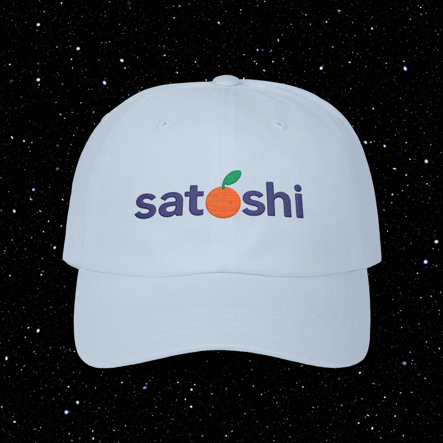 Satoshi Orange Dad Hat