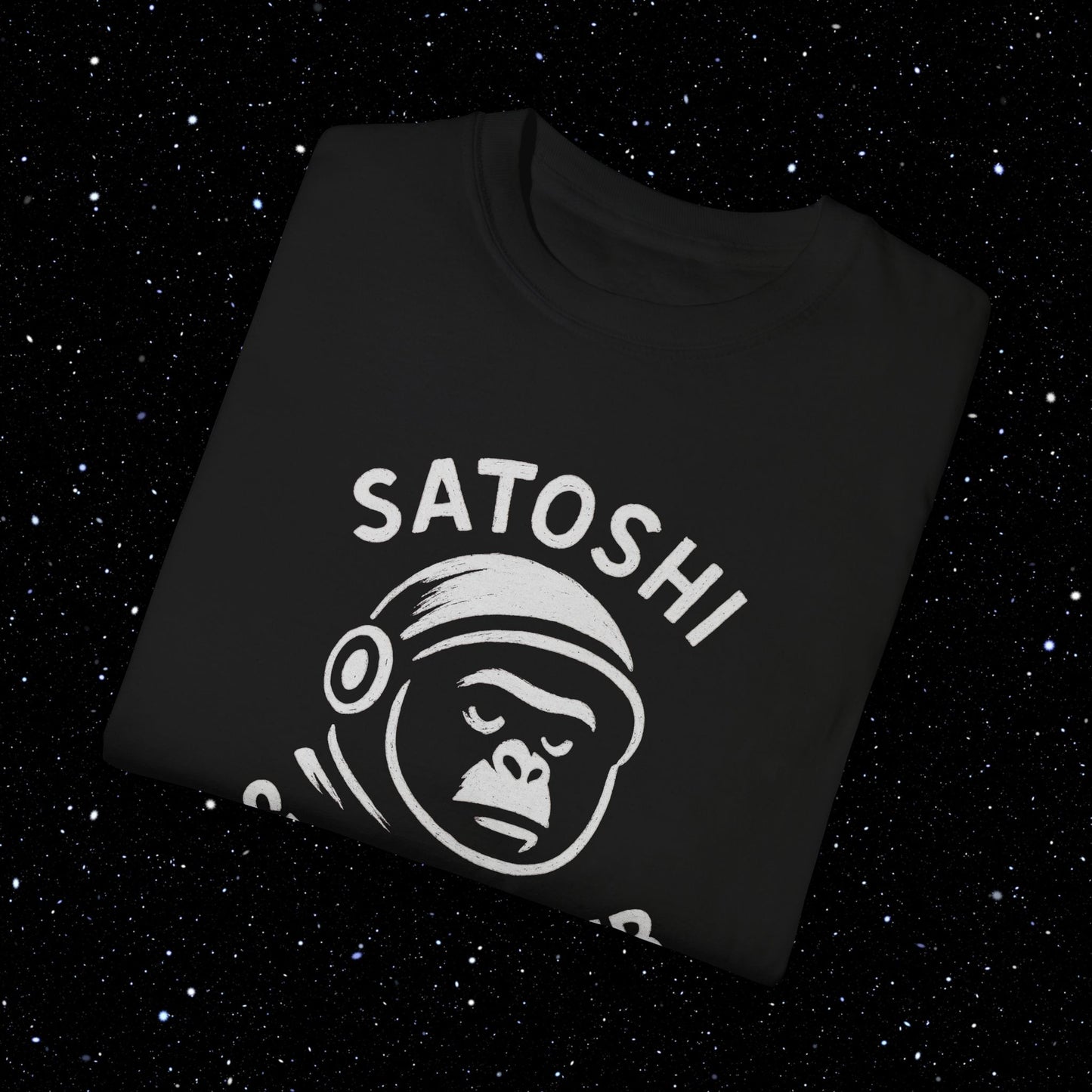 Satoshi Space Club - Primate Explorer Comfort Colors Tee Shirt