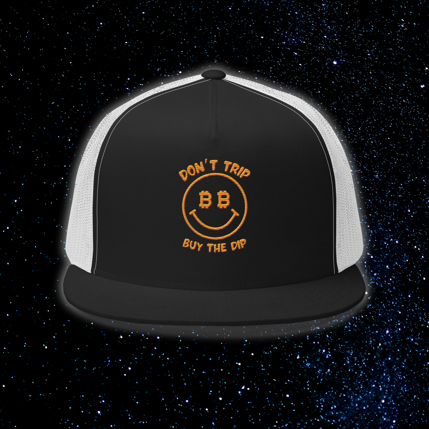 Don’t Trip Buy the Dip Bitcoin Trucker Hat