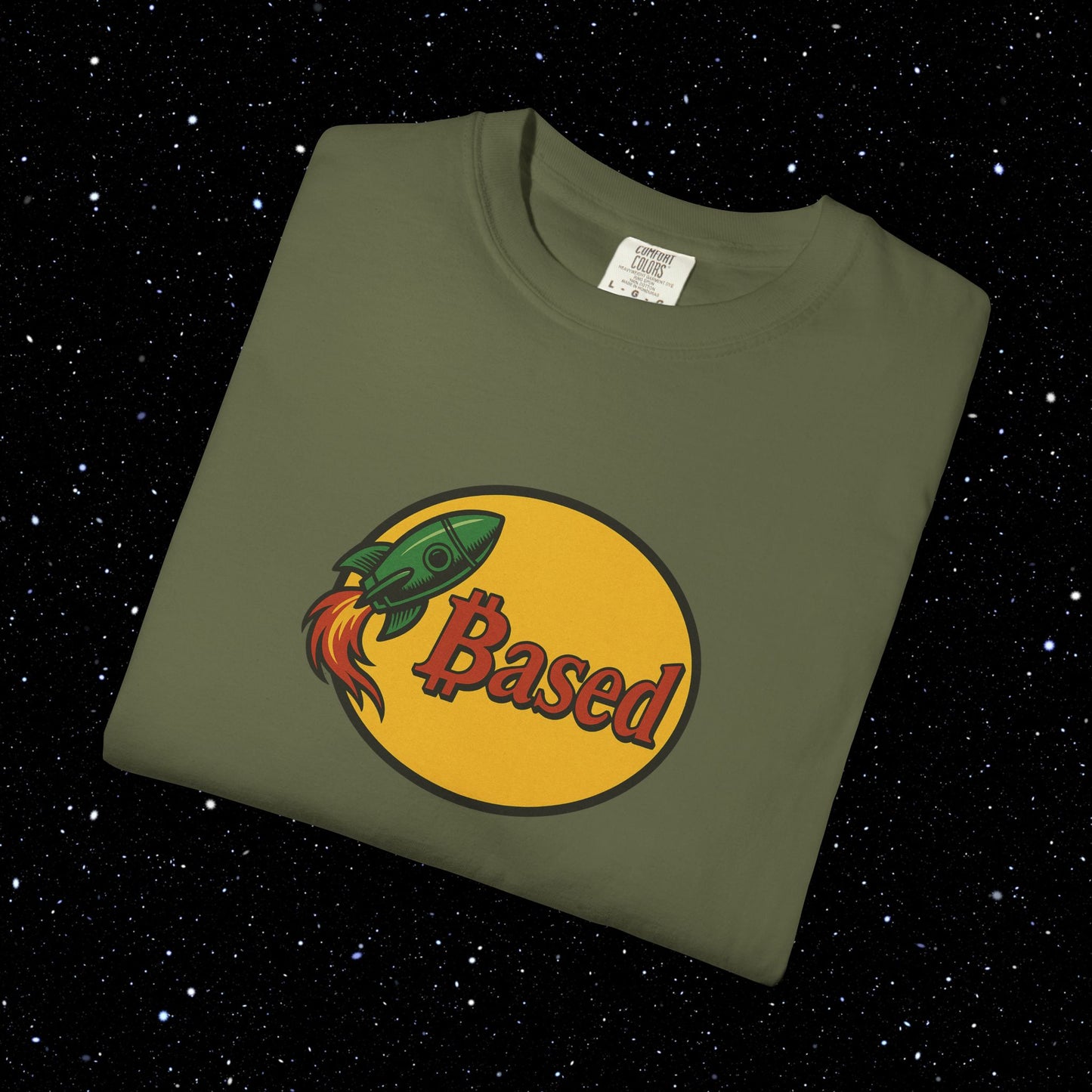 Based Pro - Bitcoin Comfort Colors Tee Shirt