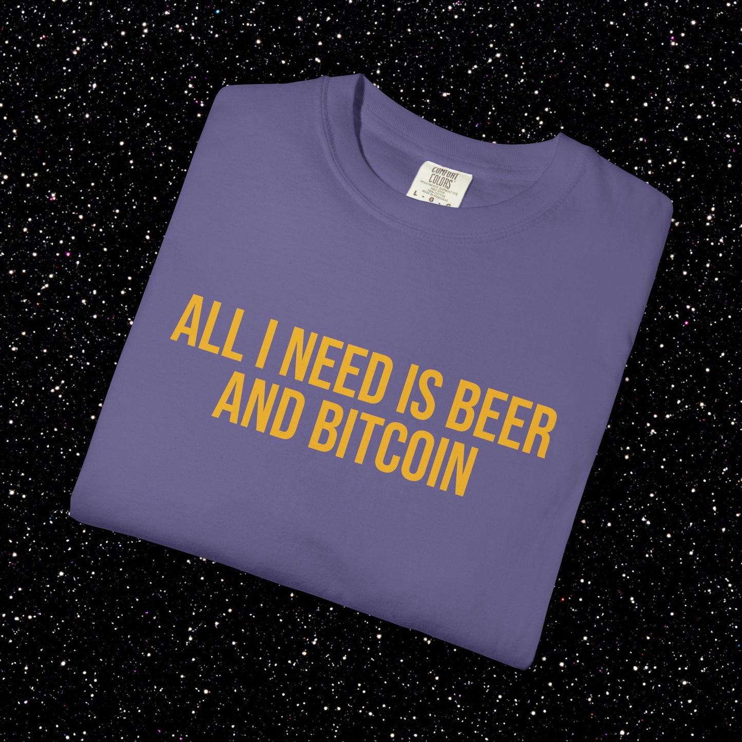 All I Need Is Beer and Bitcoin Tee