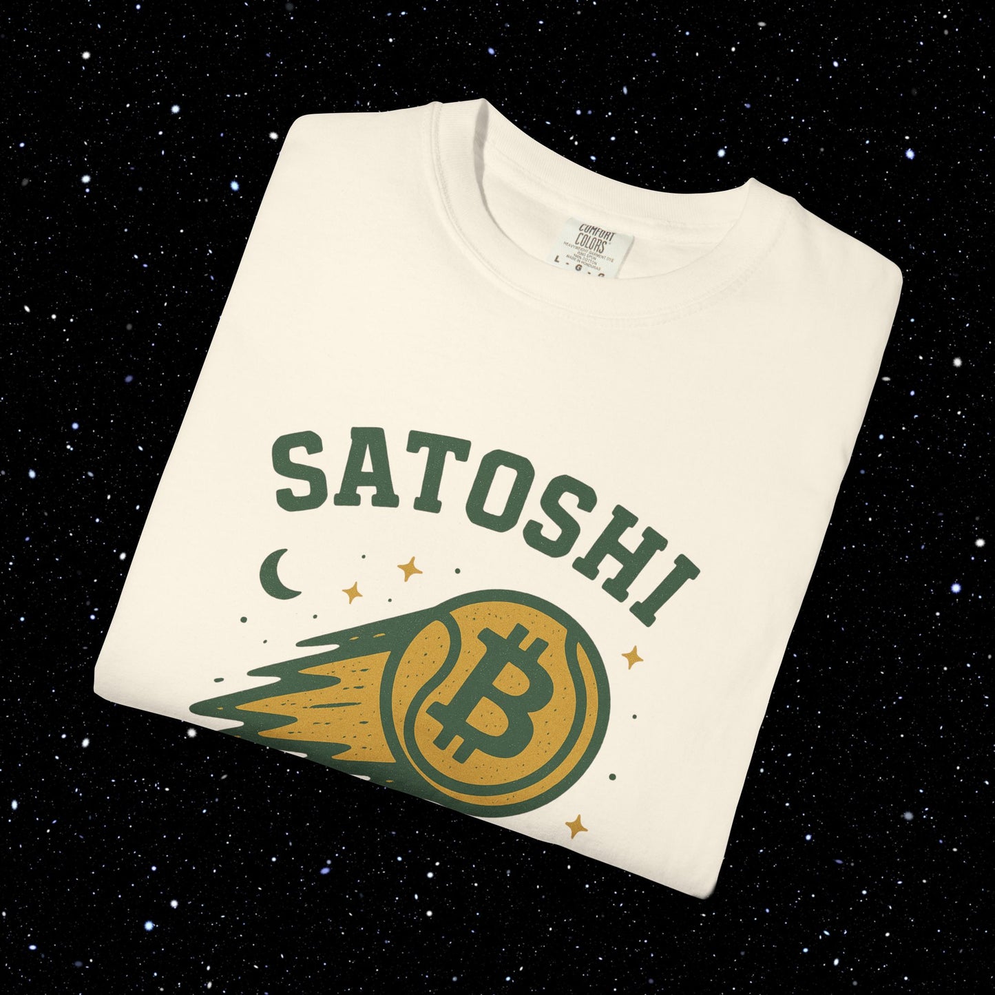 Satoshi Moonballin' Bitcoin Tee Shirt