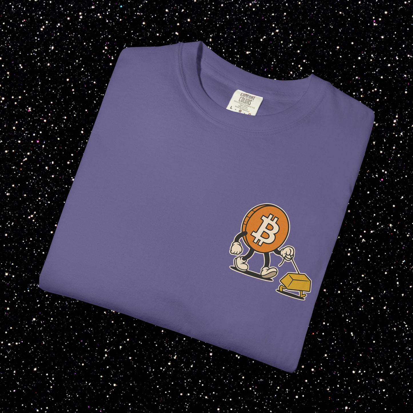 Pet Rock Bitcoin Backprint Tee