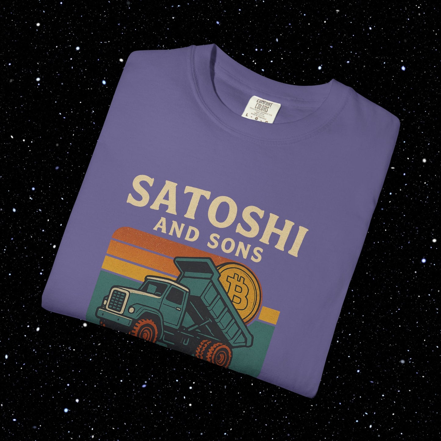 Satoshi and Sons - Bitcoin Comfort Colors Tee Shirt