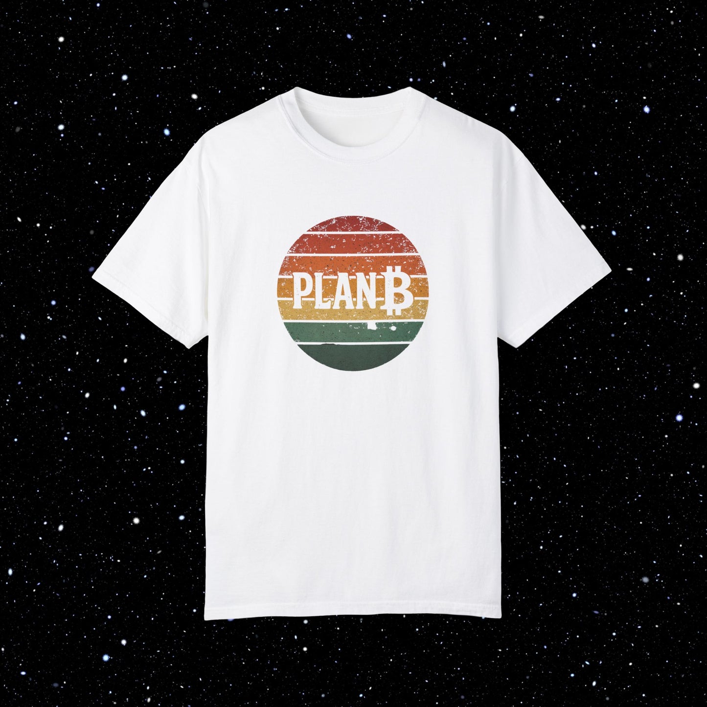 Plan ₿ Grunge Sunset Comfort Colors Tee Shirt