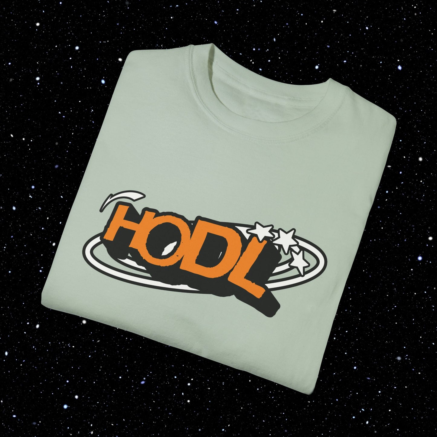 Cosmic HODL Bitcoin Comfort Colors Tee Shirt