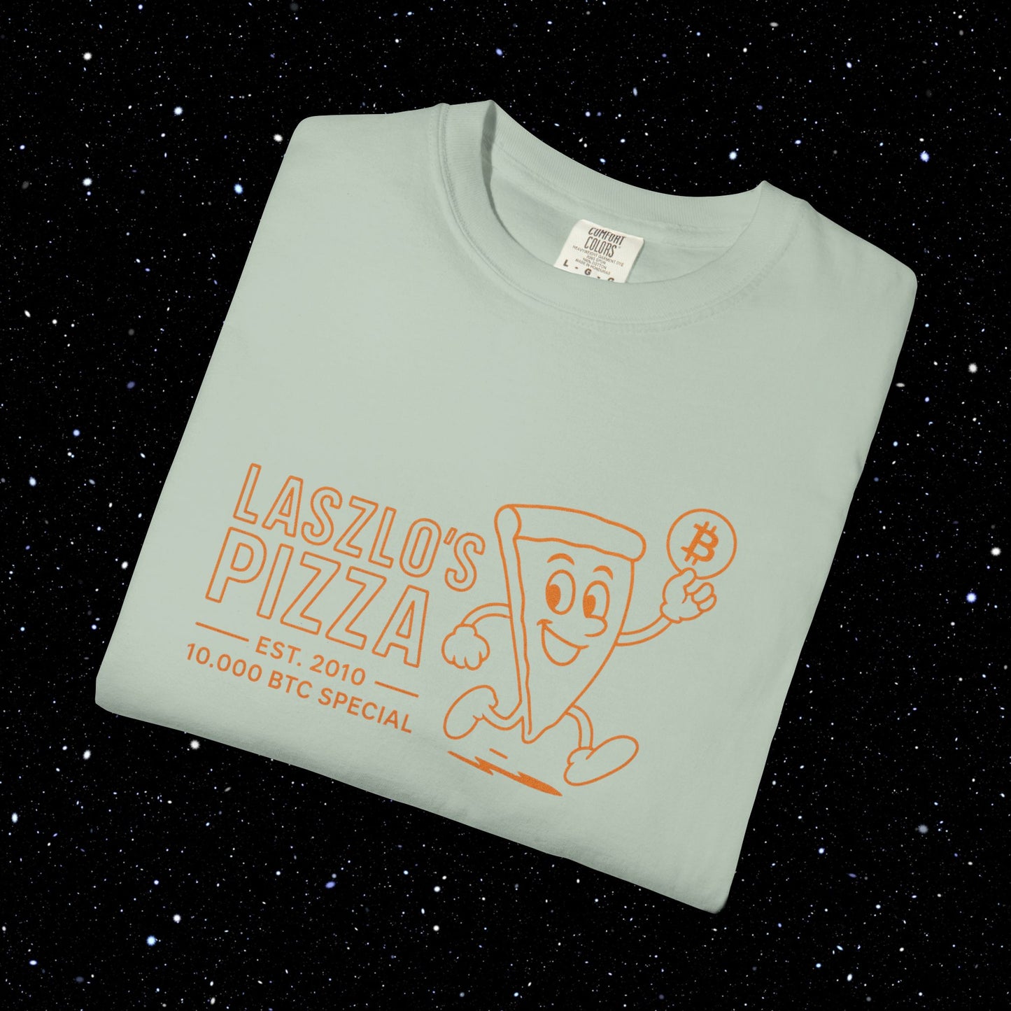 Laszlo's Pizza Bitcoin Tee Shirt