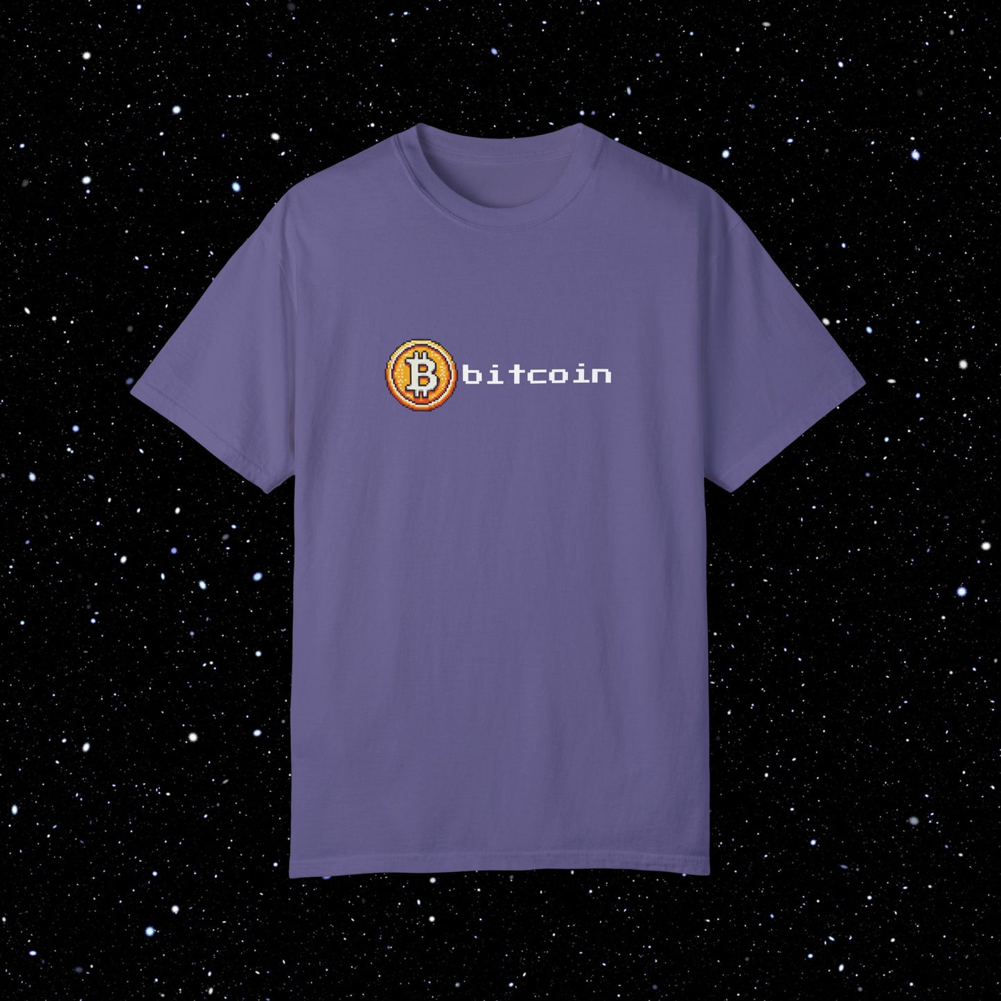 8-Bit Bitcoin Comfort Colors Tee Shirt