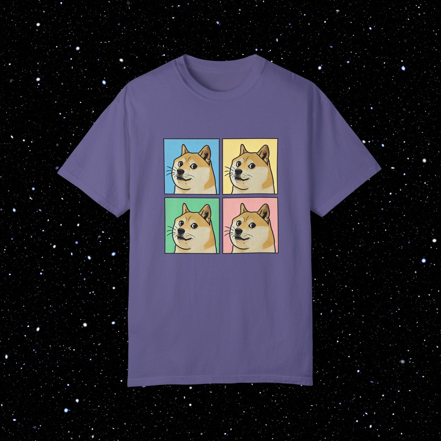 Pastel 4-Panel Doge T-Shirt
