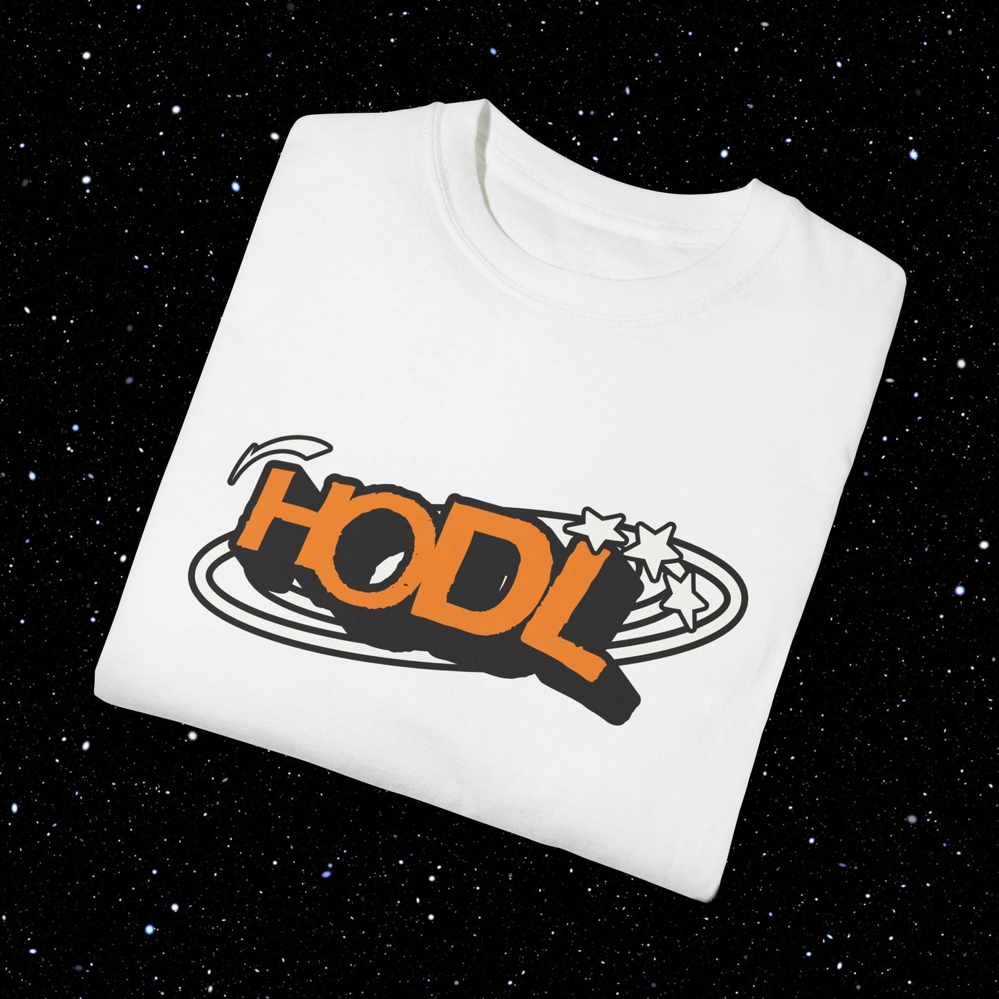 Cosmic HODL Bitcoin Comfort Colors Tee Shirt