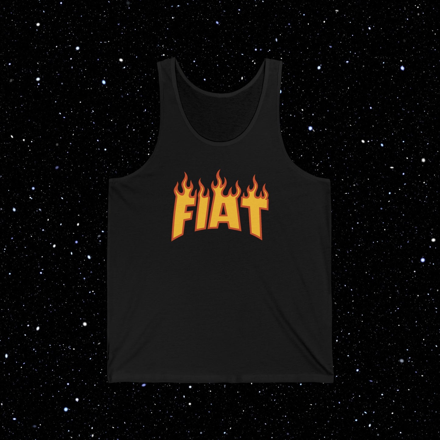 Fiat in Flames Bitcoin Tank