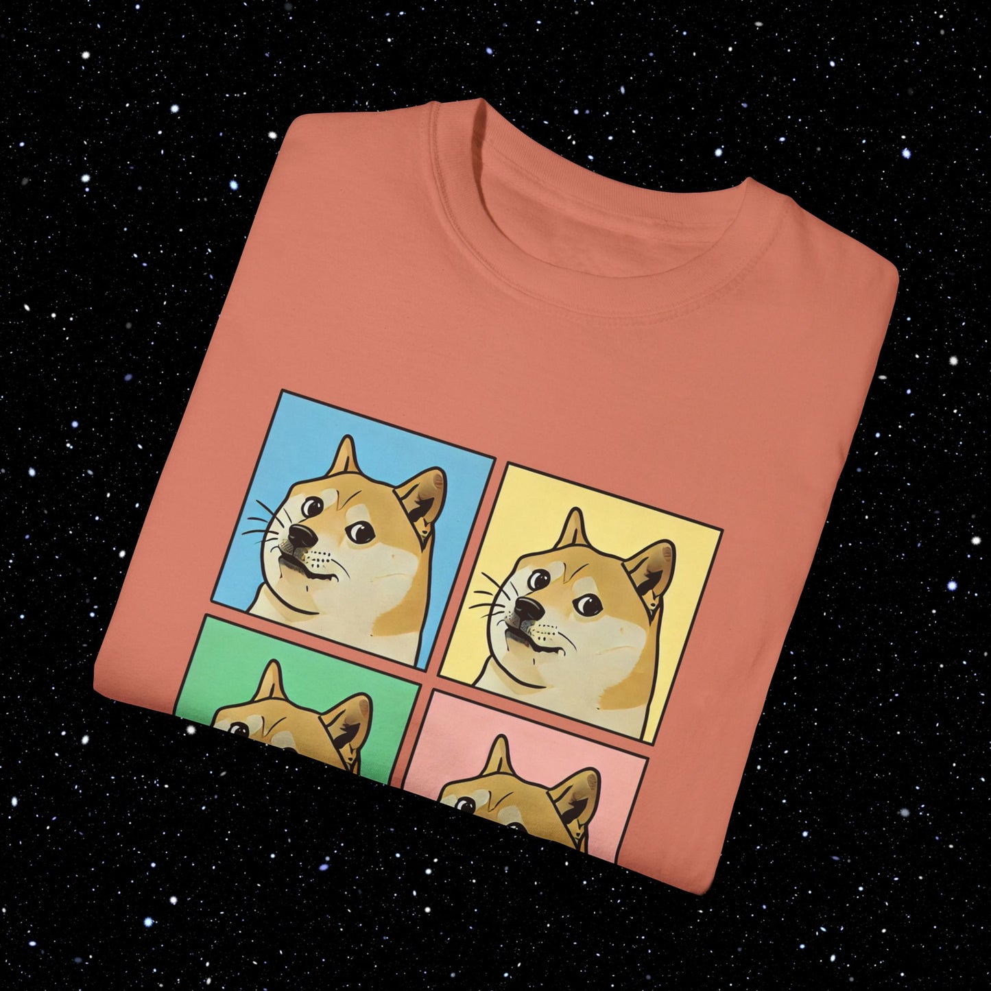 Pastel 4-Panel Doge T-Shirt