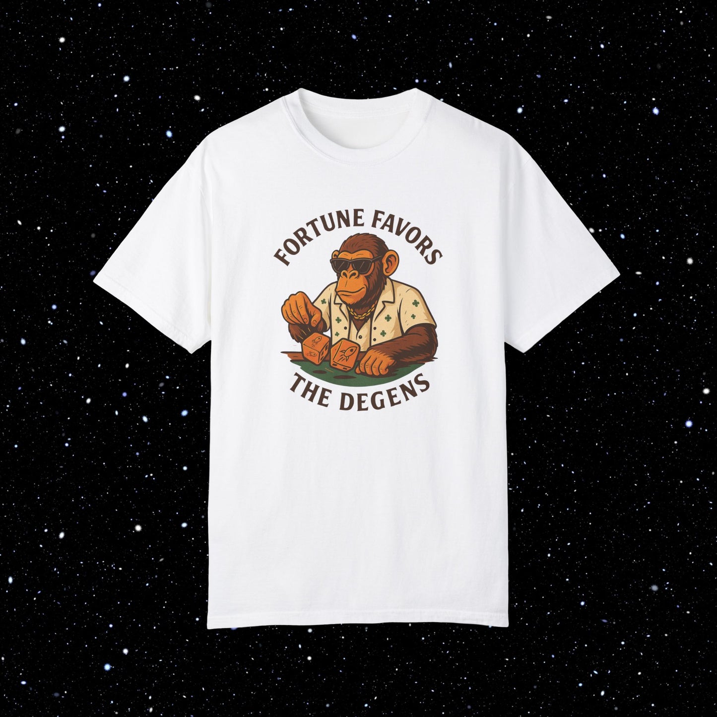 Fortune Favors the Degens Comfort Colors Tee Shirt
