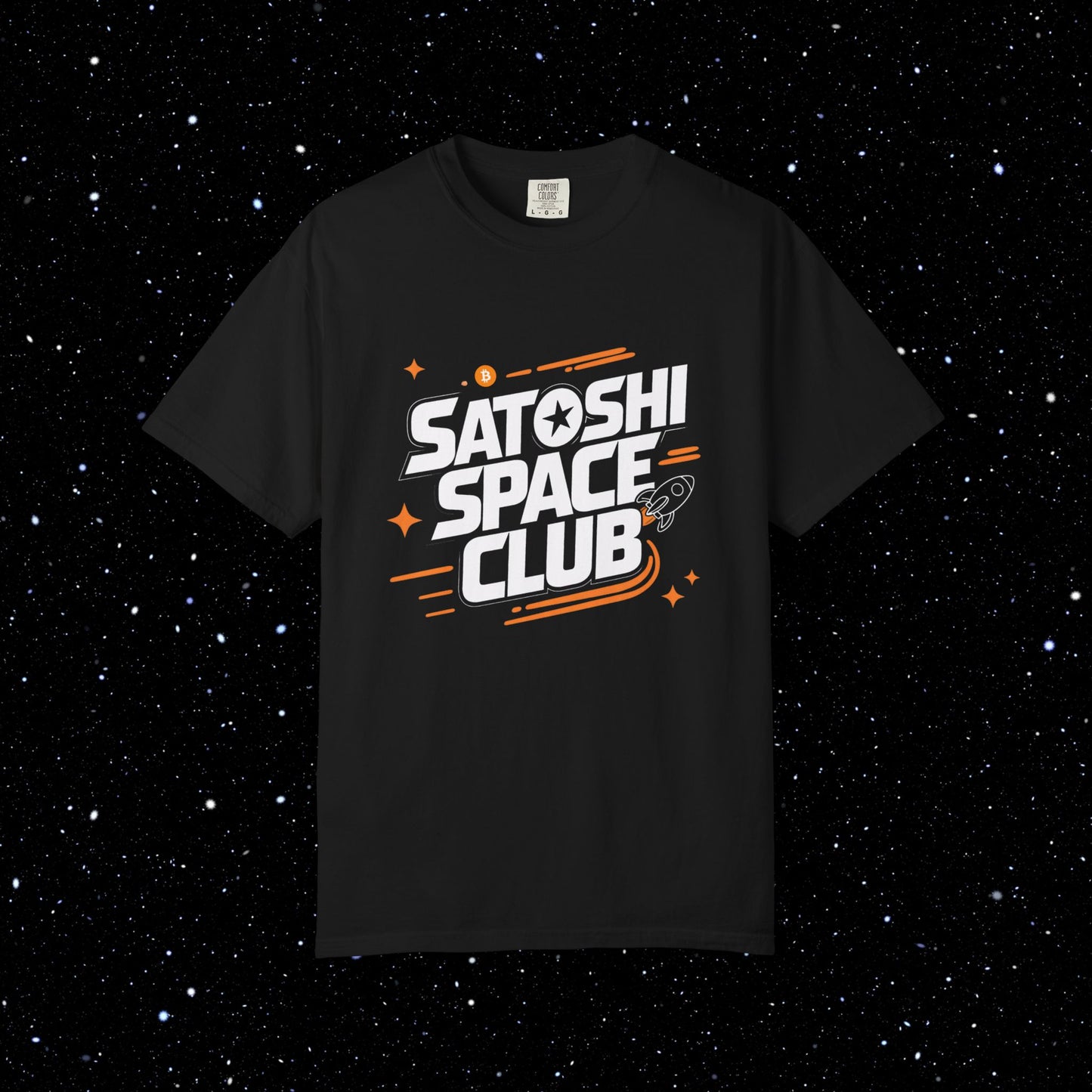 Satoshi Space Club Warp Speed Tee