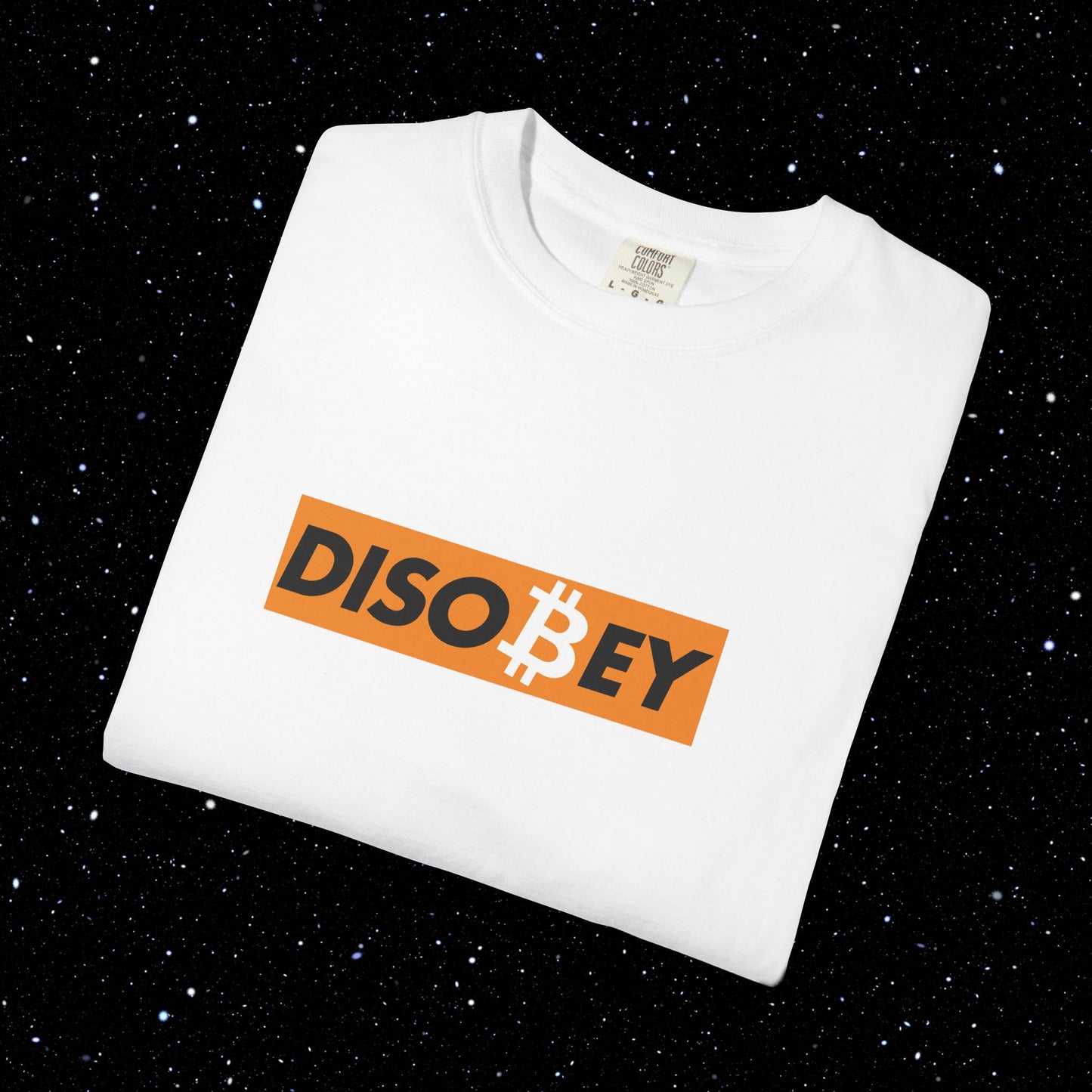 Disobey Bitcoin Comfort Colors Tee Shirt