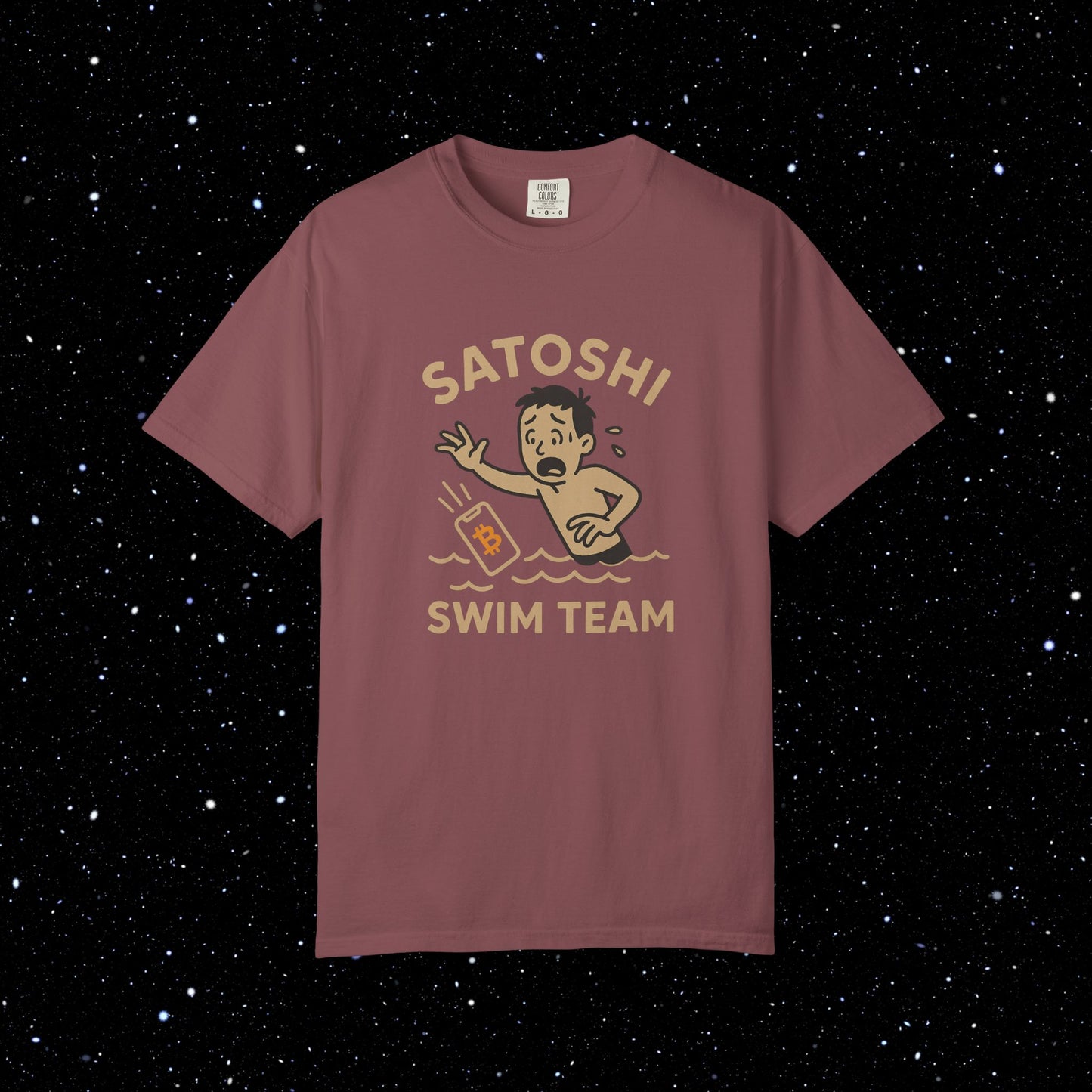 Satoshi Swim Team Bitcoin Tee
