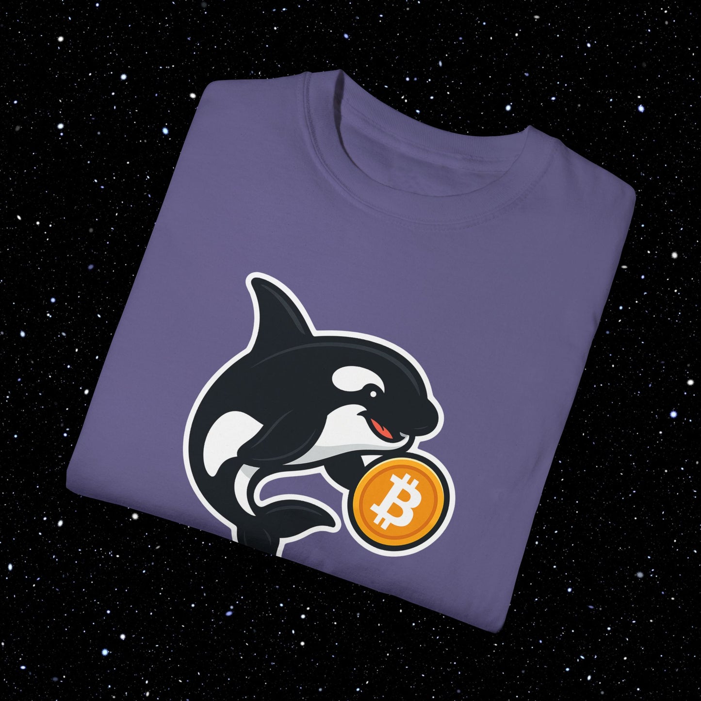 Bitcoin Orca Comfort Colors Tee Shirt