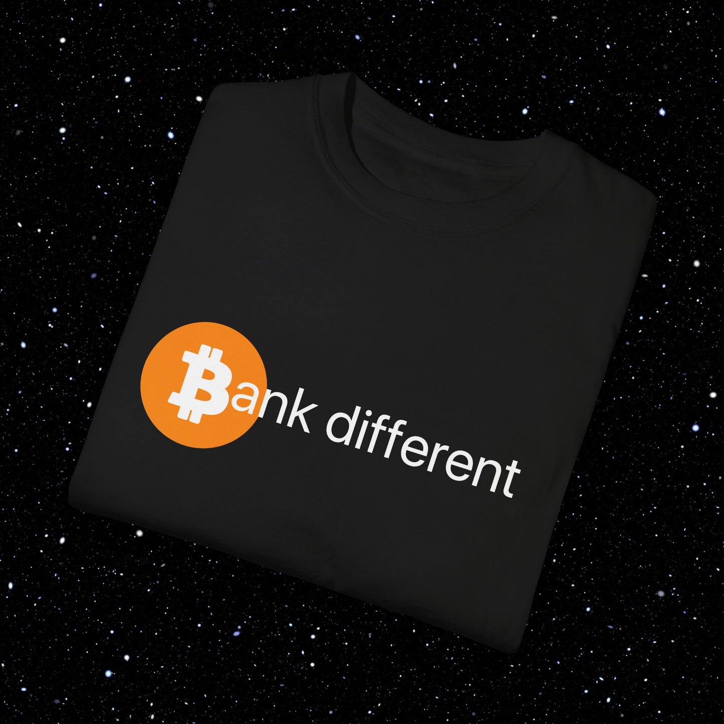 Bank Different Bitcoin Comfort Colors Tee Shirt