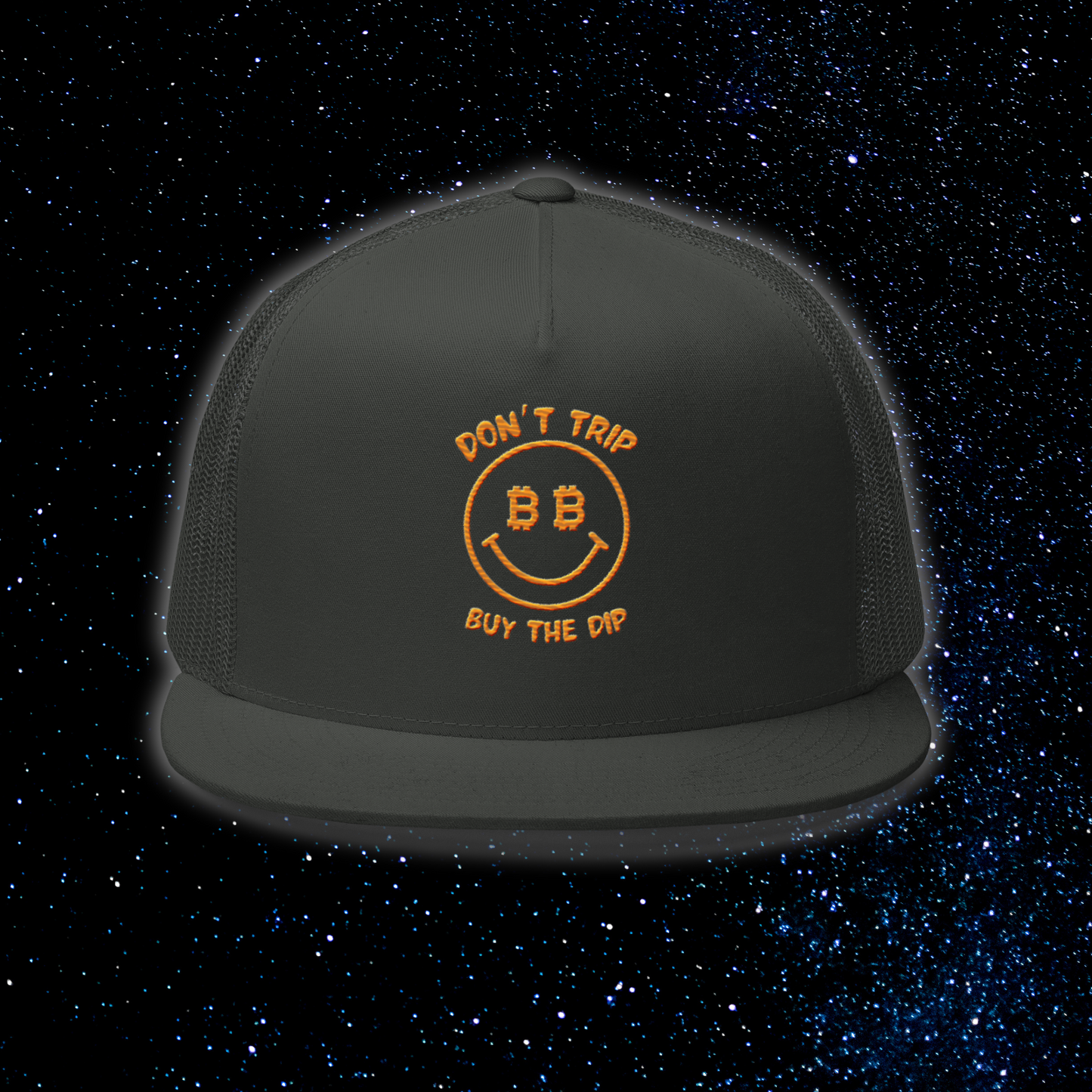 Don’t Trip Buy the Dip Bitcoin Trucker Hat