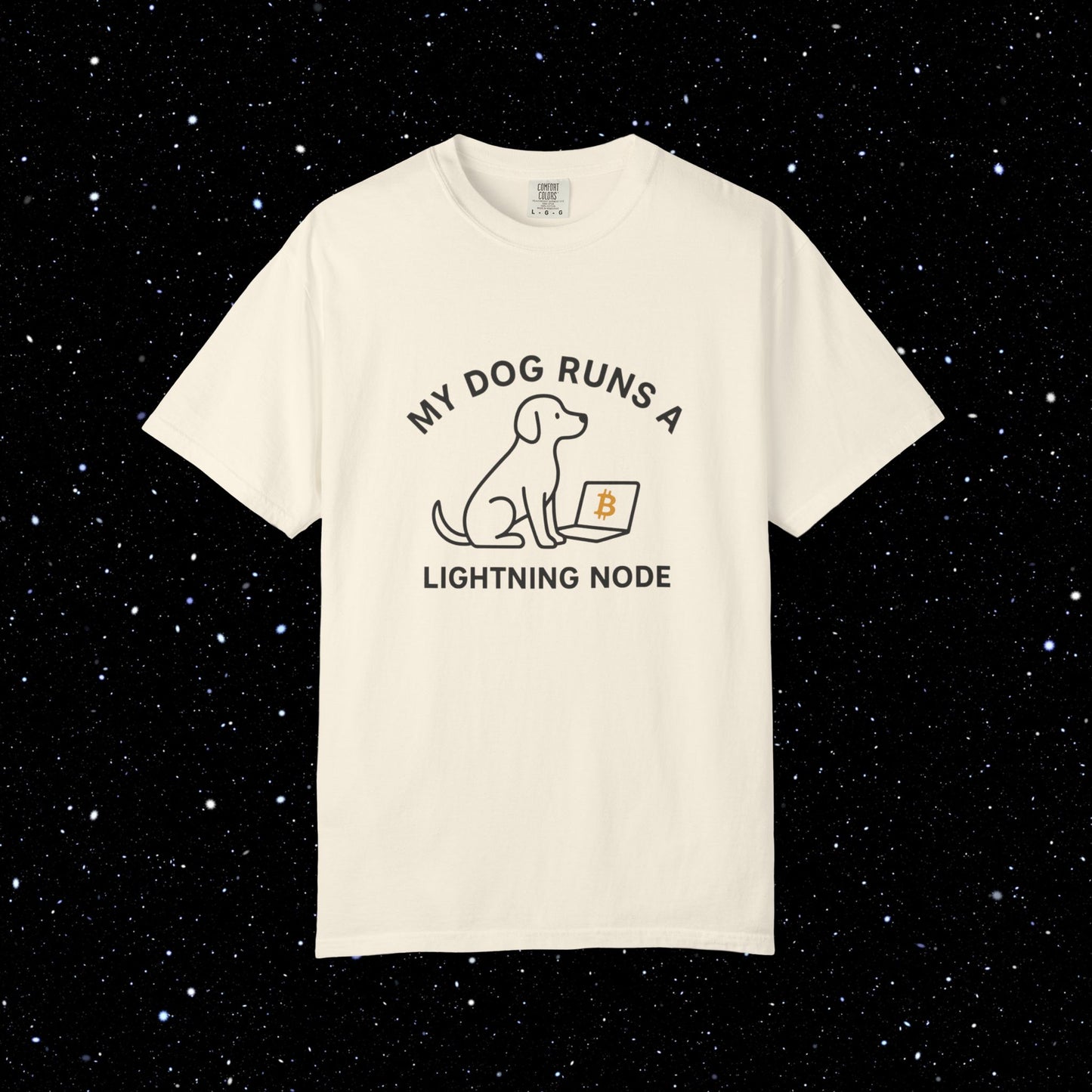 My Dog Runs a Lightning Node Bitcoin Tee
