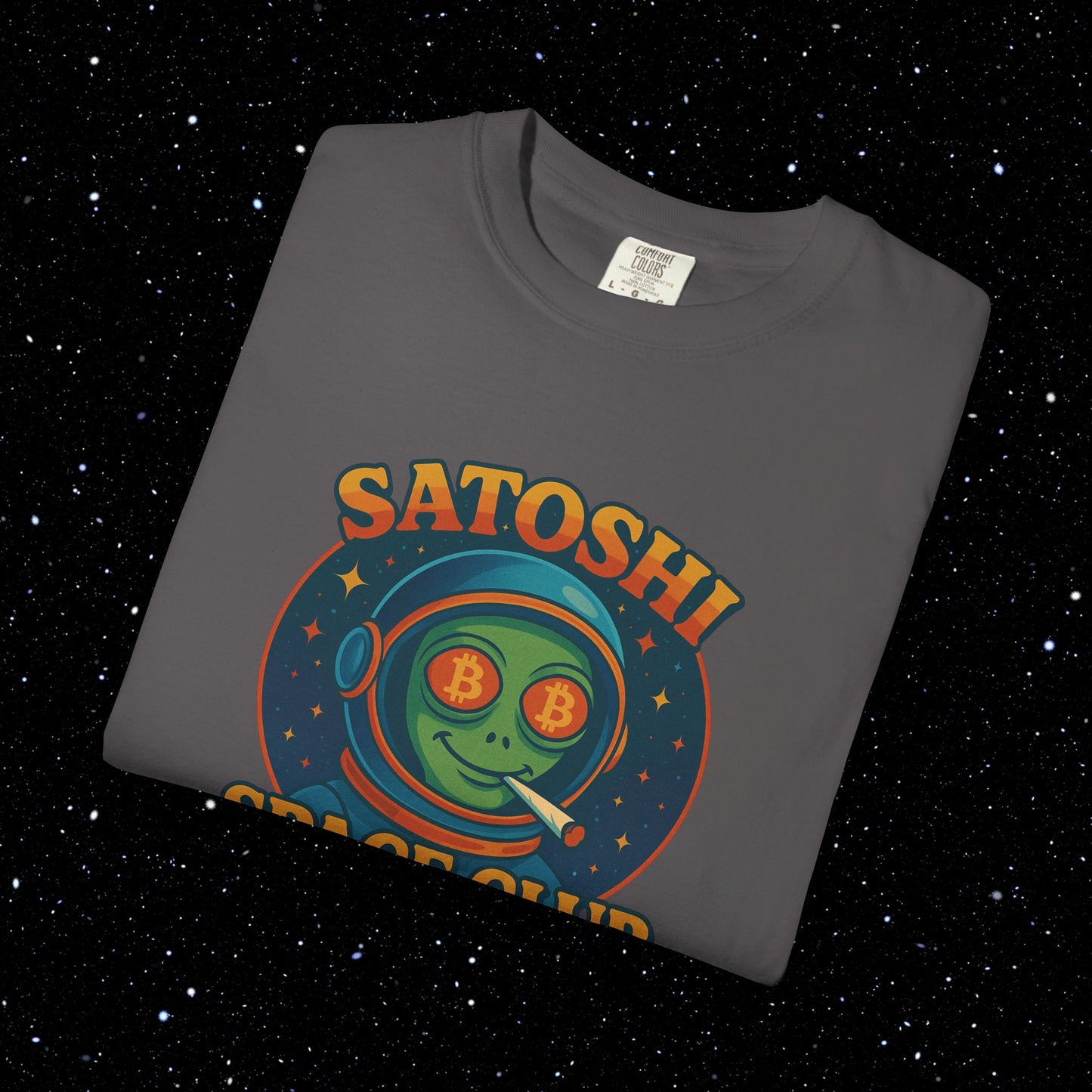 Satoshi Space Club - High on Bitcoin Tee Shirt