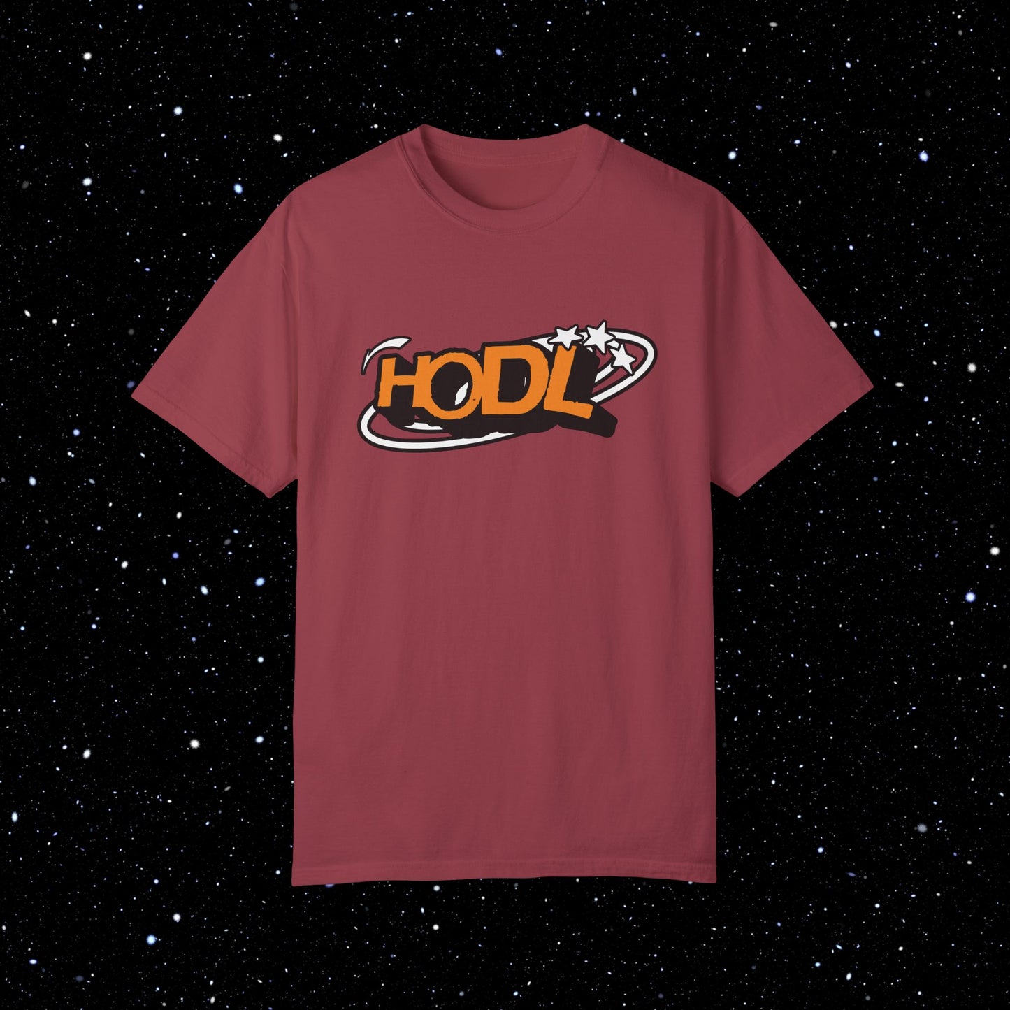 Cosmic HODL Bitcoin Comfort Colors Tee Shirt