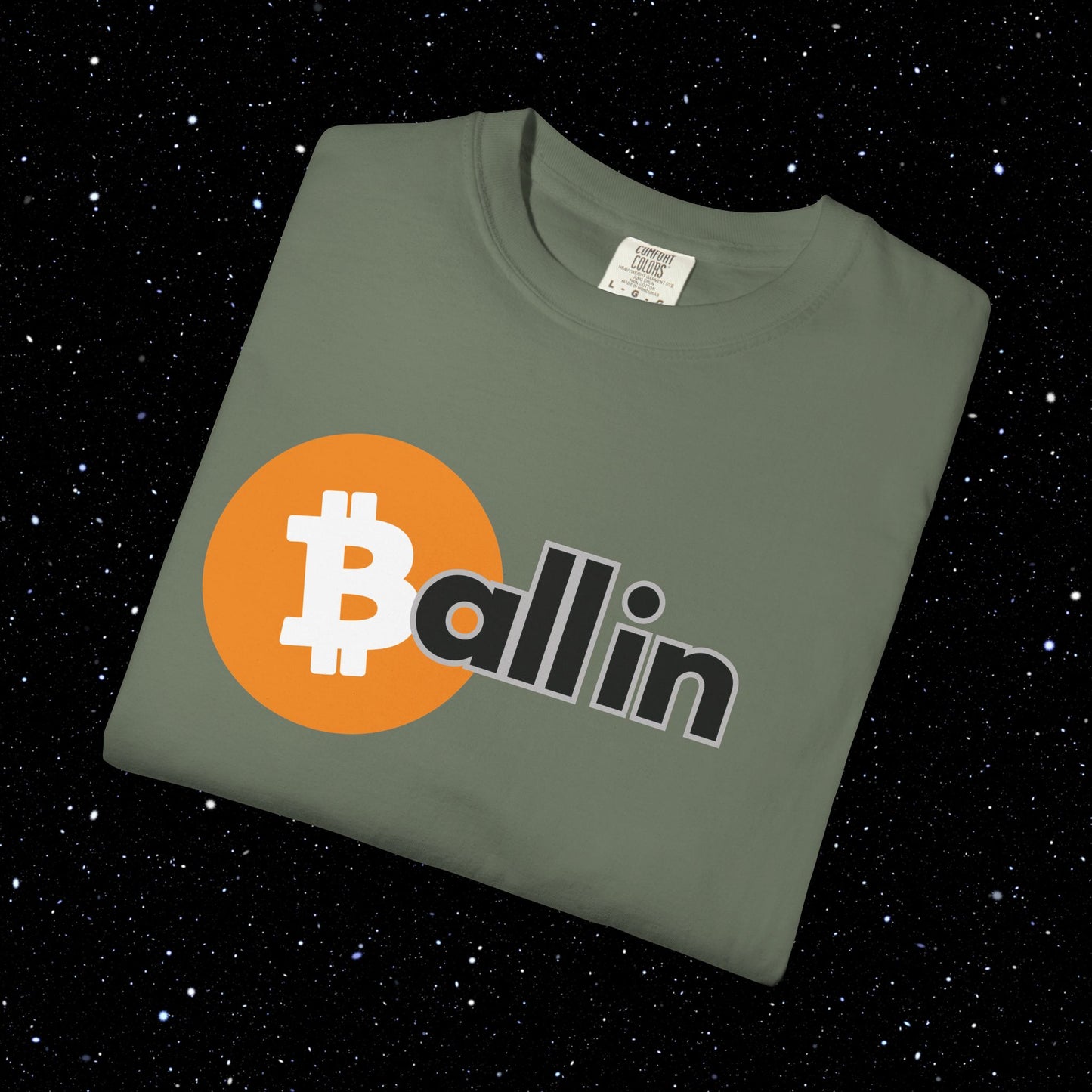 All In Bitcoin Comfort Colors Tee