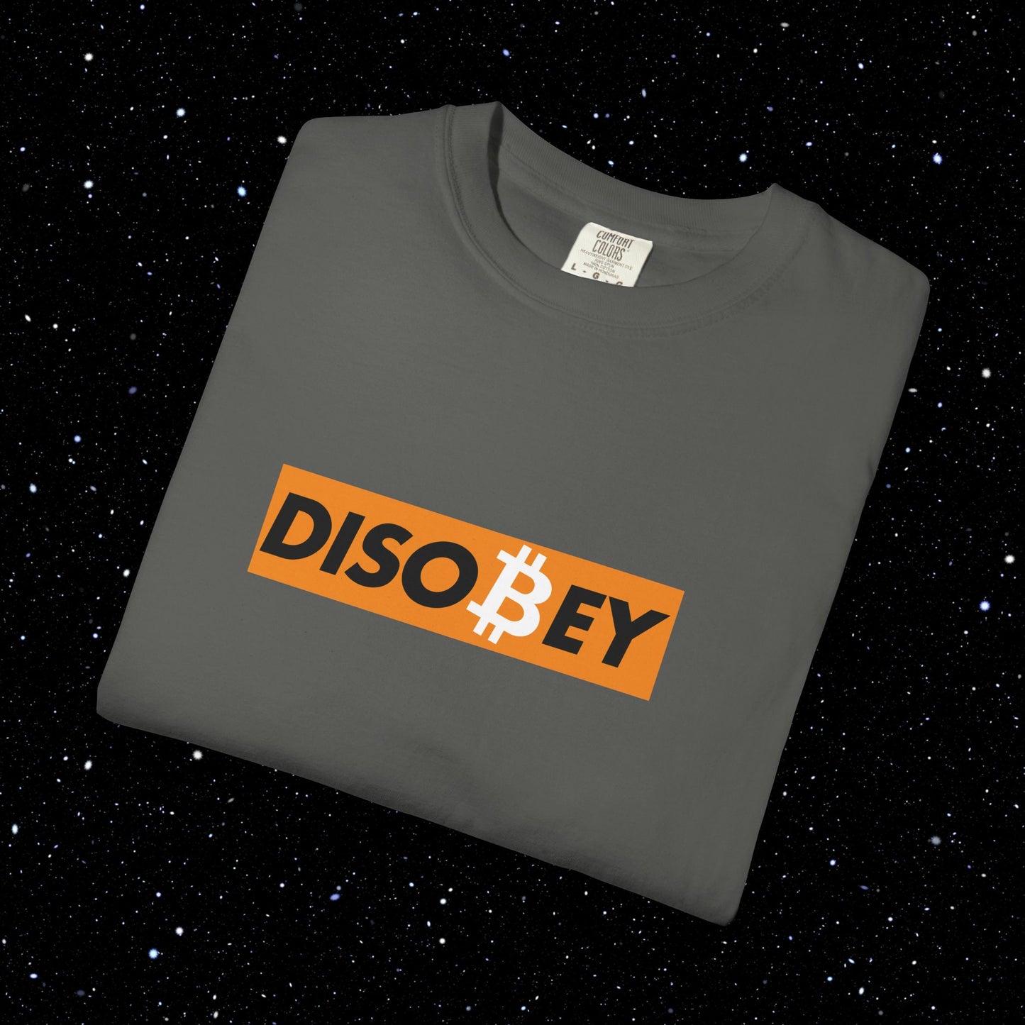 Disobey Bitcoin Comfort Colors Tee Shirt